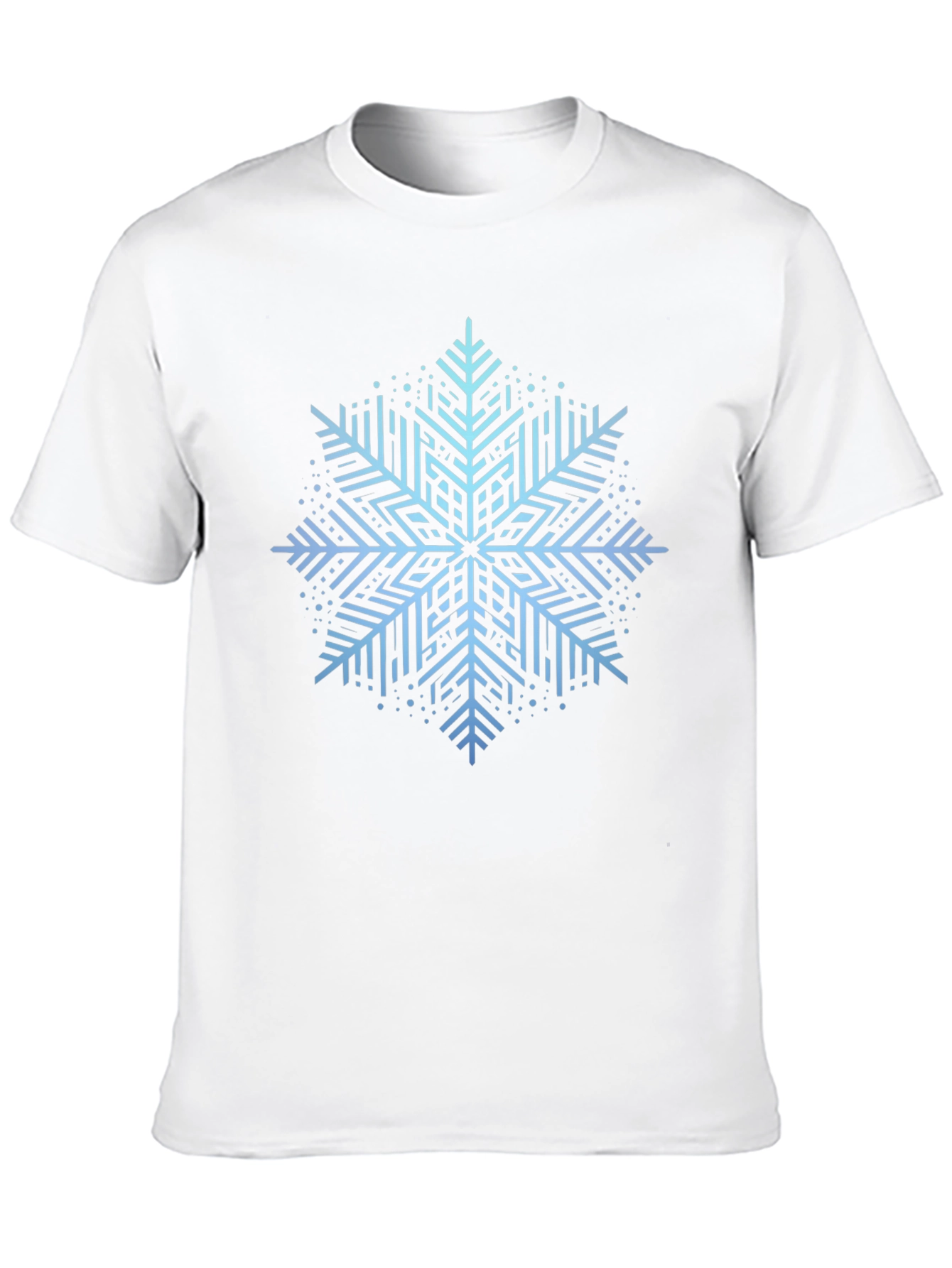 Geometric Snowflake Graphic Tee
