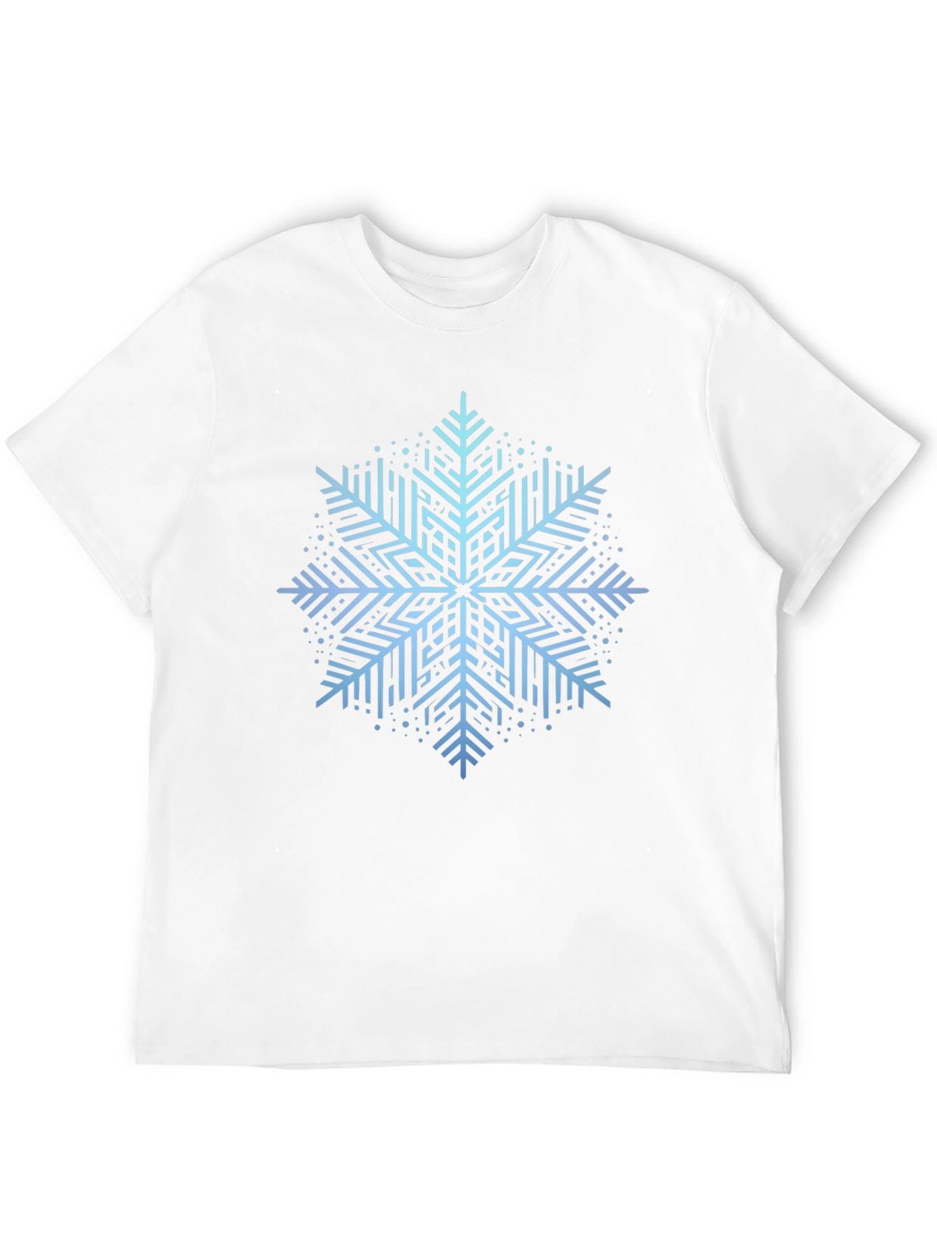 Geometric Snowflake Graphic Tee