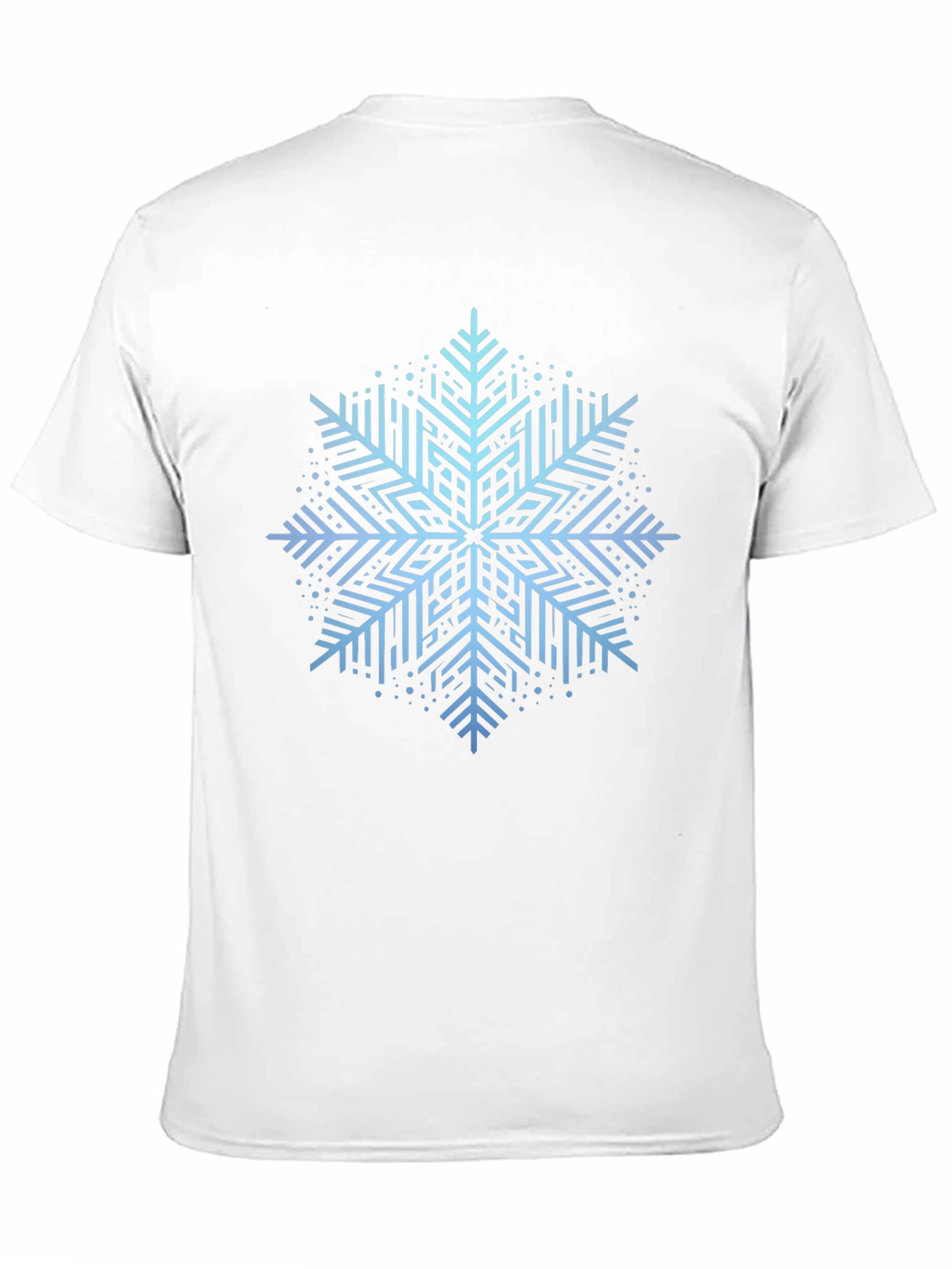 Geometric Snowflake Graphic Tee