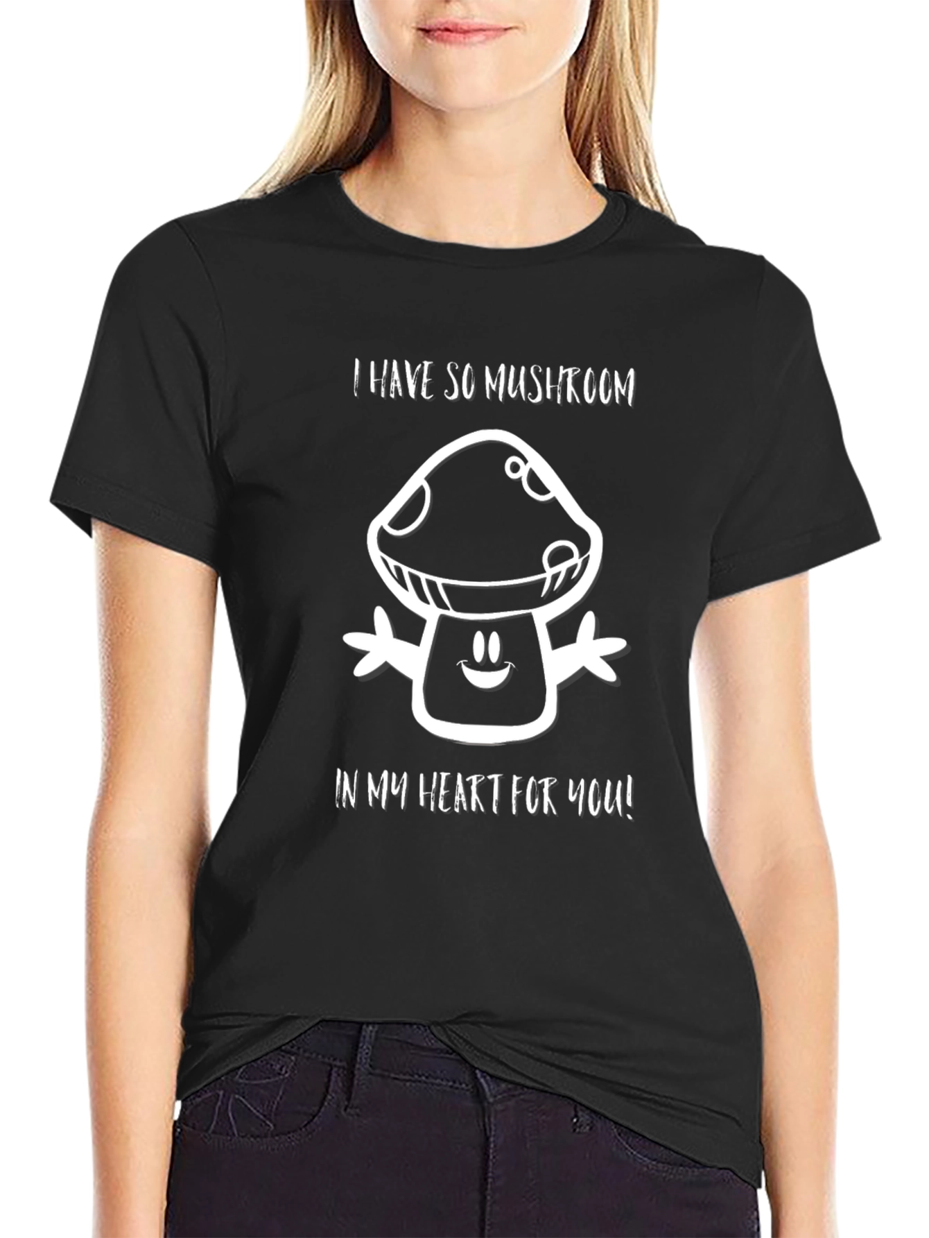 Funny Mushroom Heart T-Shirt