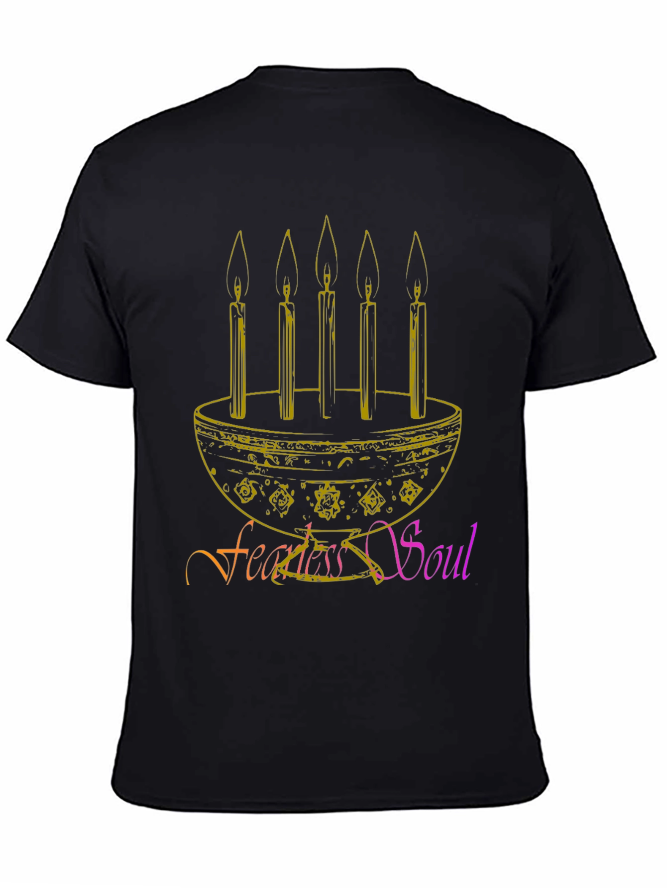 Fearless Soul Candle T-Shirt - Unique Design