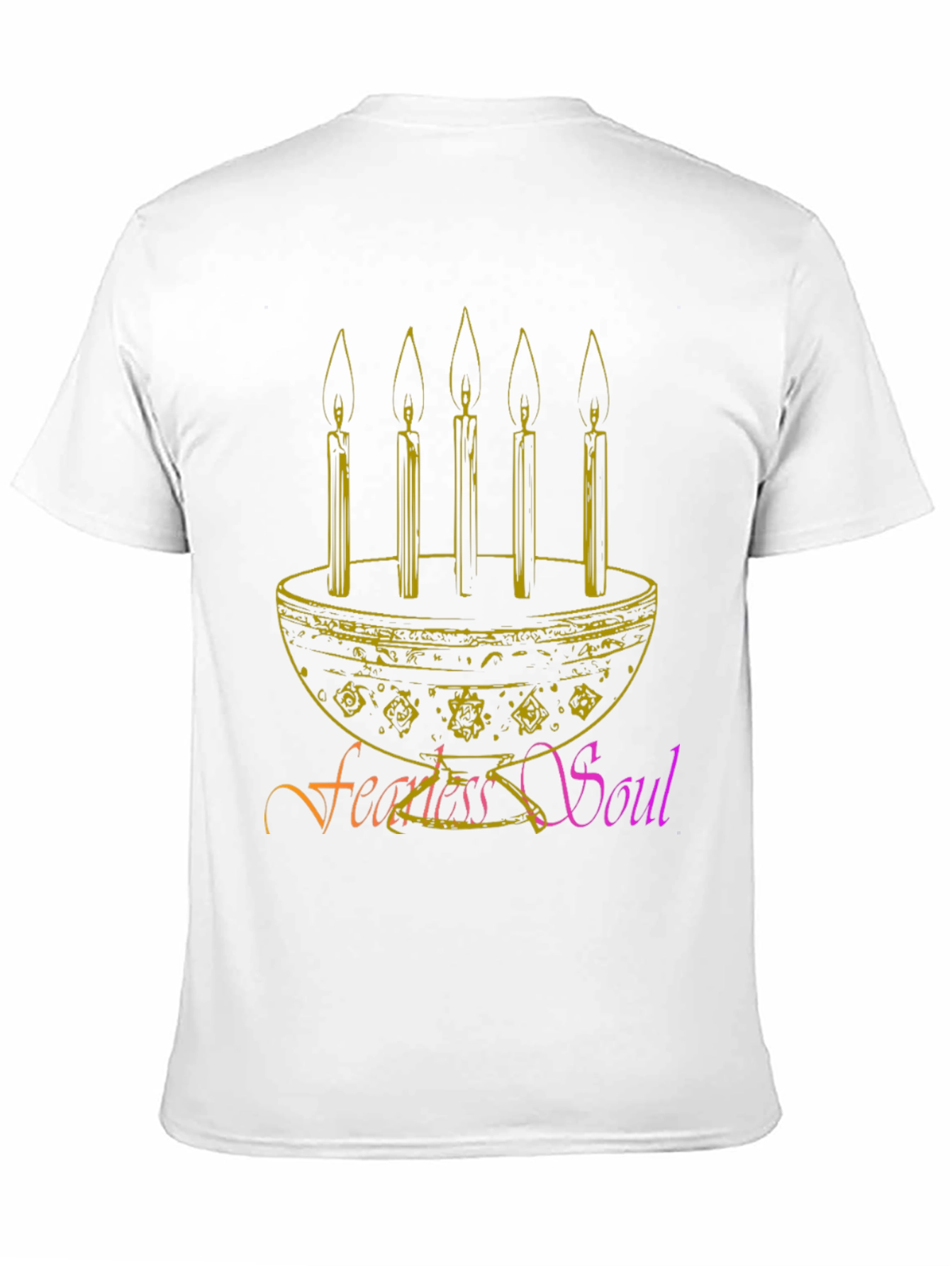 Fearless Soul Candle T-Shirt - Unique Design