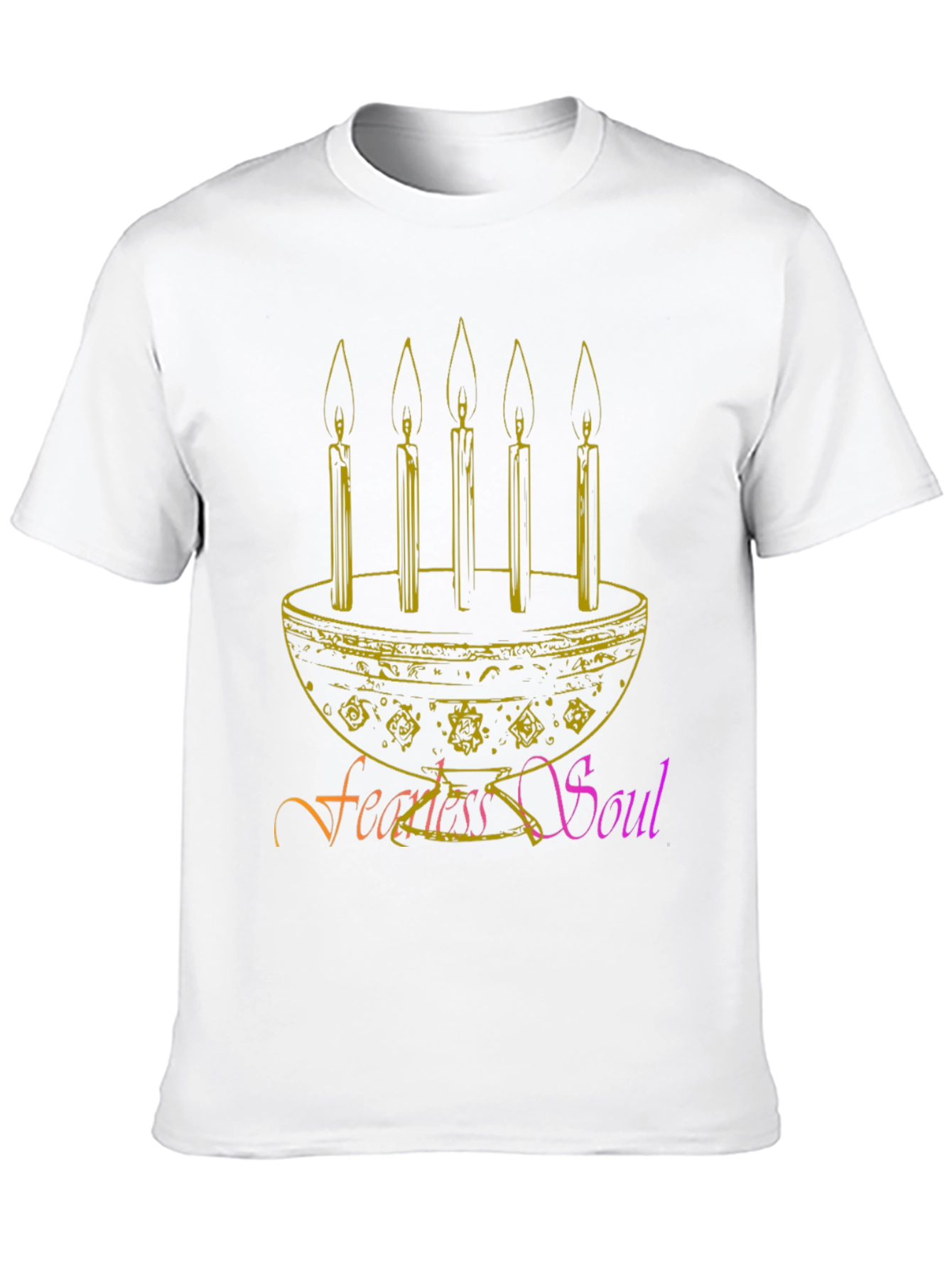 Fearless Soul Candle T-Shirt - Unique Design