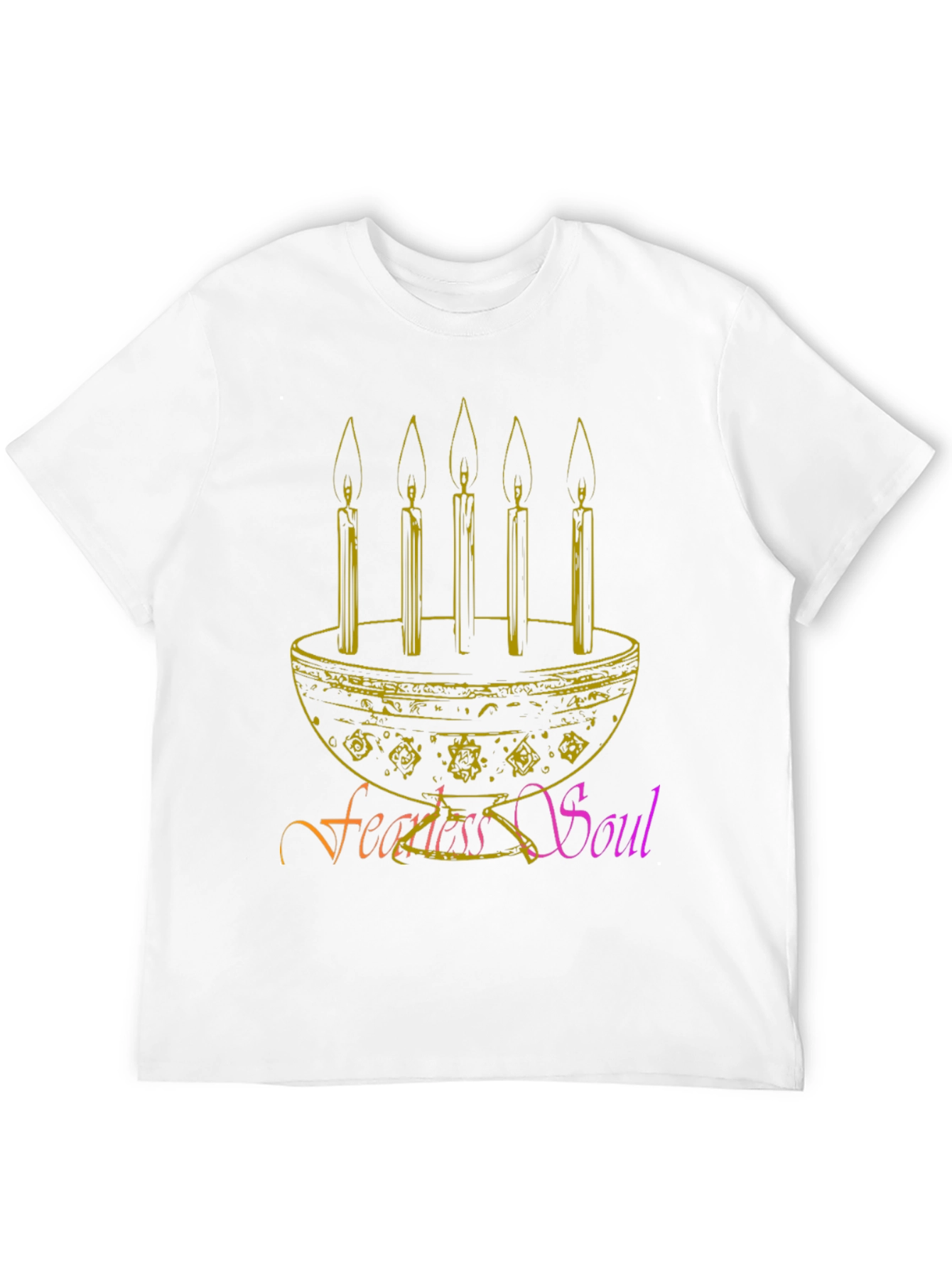 Fearless Soul Candle T-Shirt - Unique Design