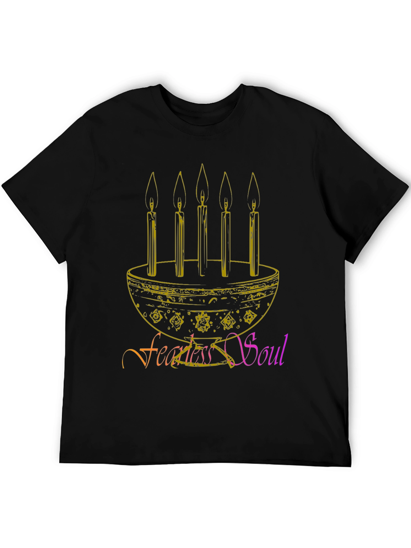 Fearless Soul Candle T-Shirt - Unique Design