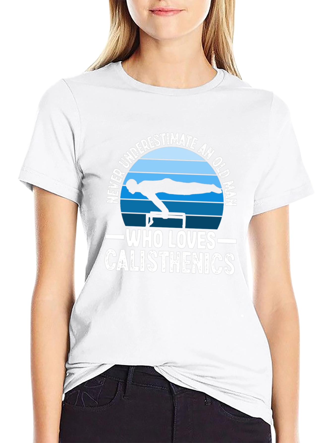 Calisthenics Old Man Black T-Shirt