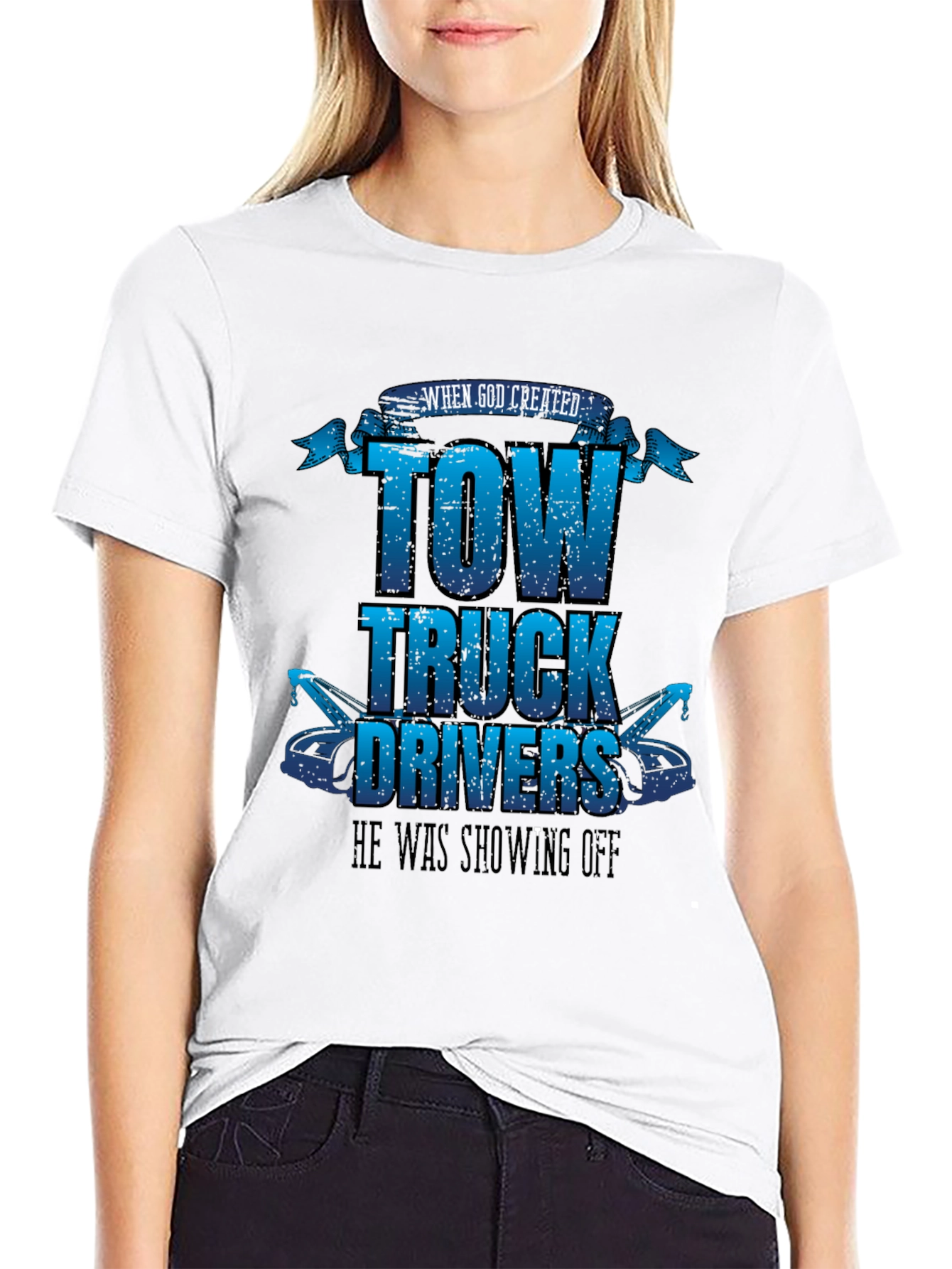 Tow Truck Driver Graphic Tee