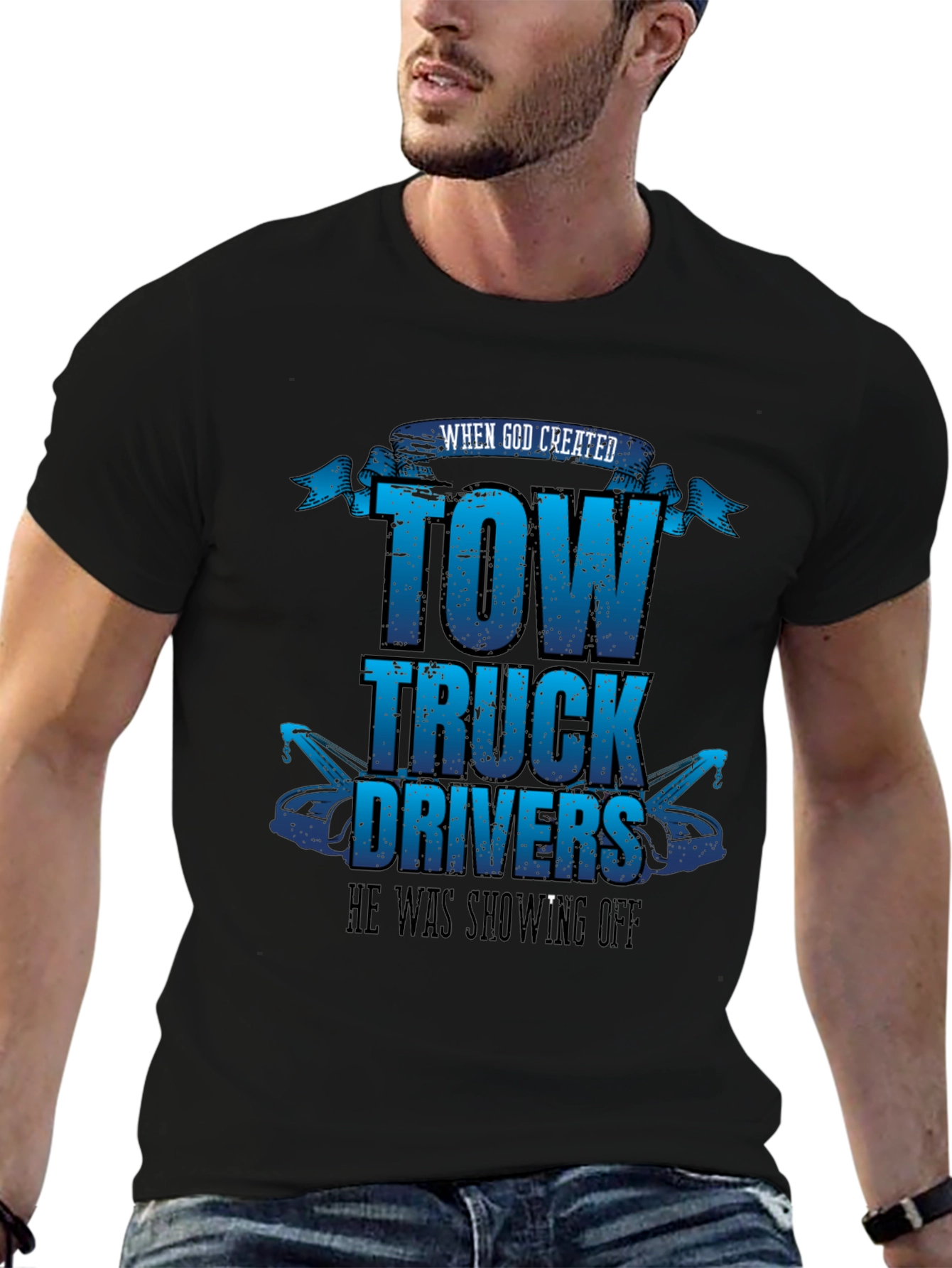 Tow Truck Driver Graphic Tee