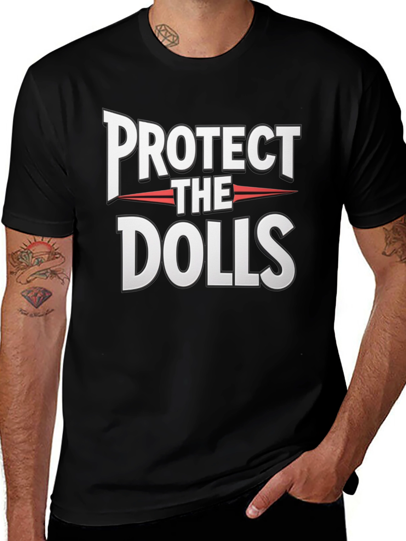 Protect The Dolls Graphic T-Shirt
