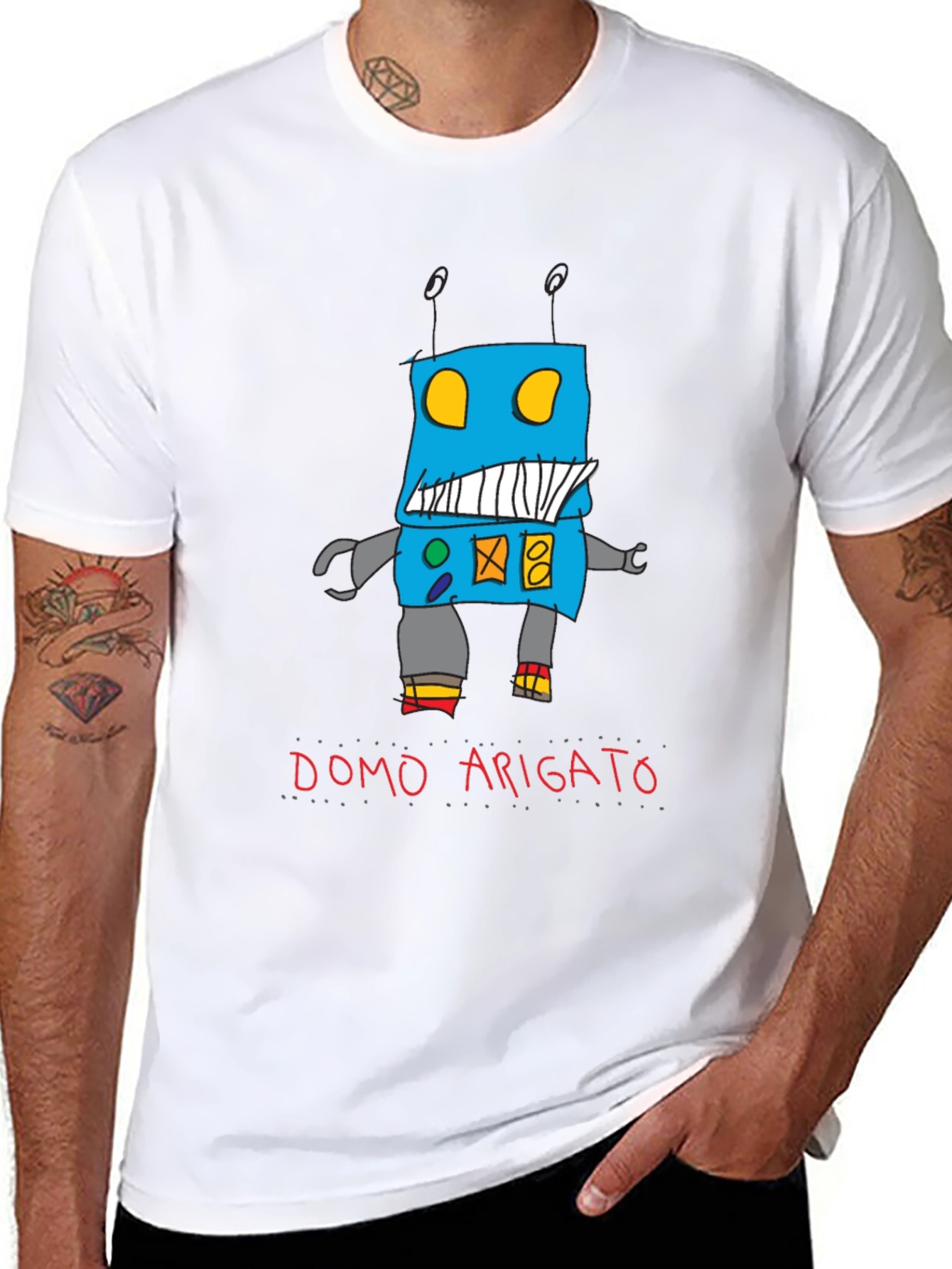 Domo Arigato Robot Graphic Tee