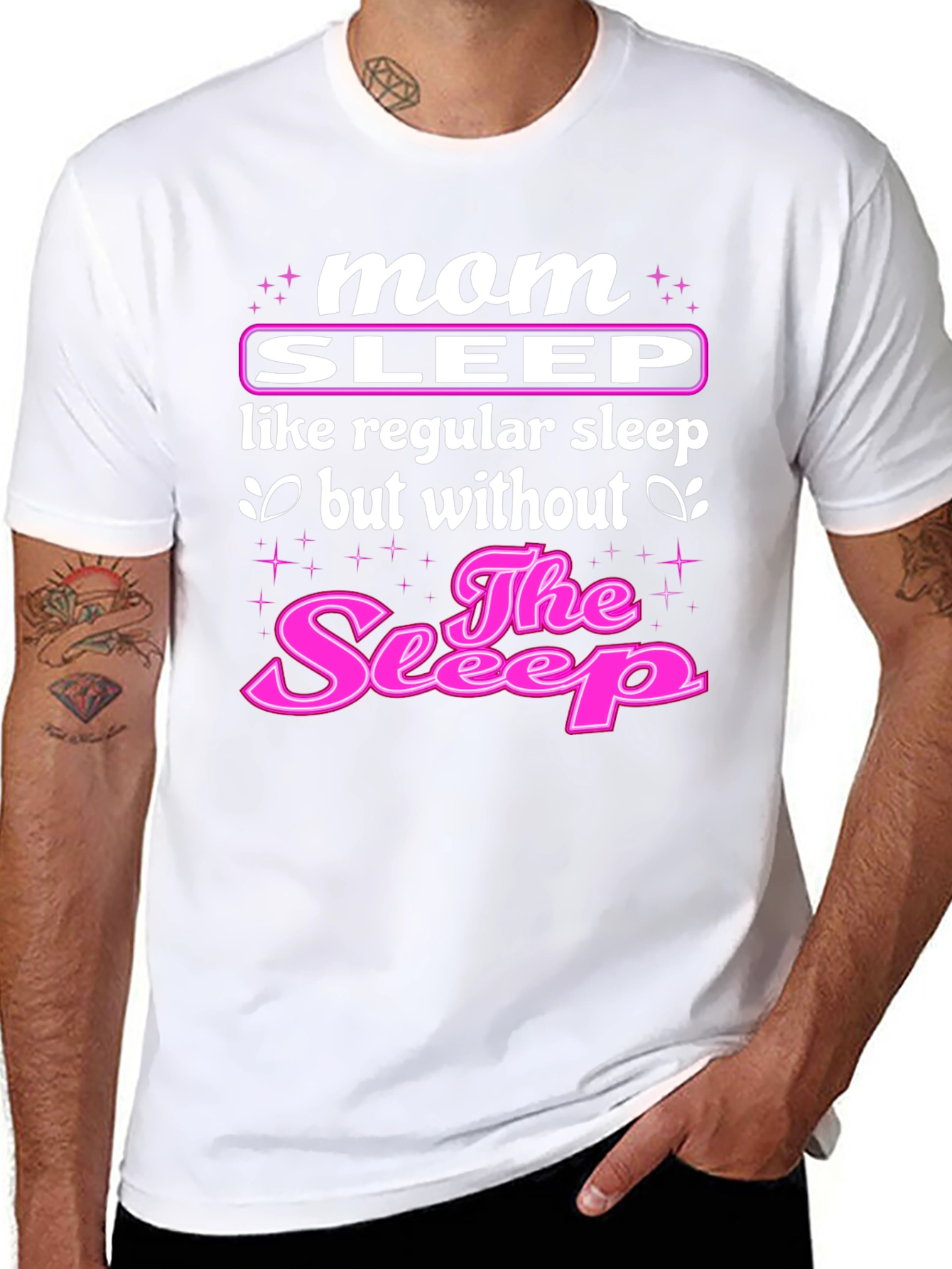Mom Sleep T-Shirt - Funny Motherhood Tee