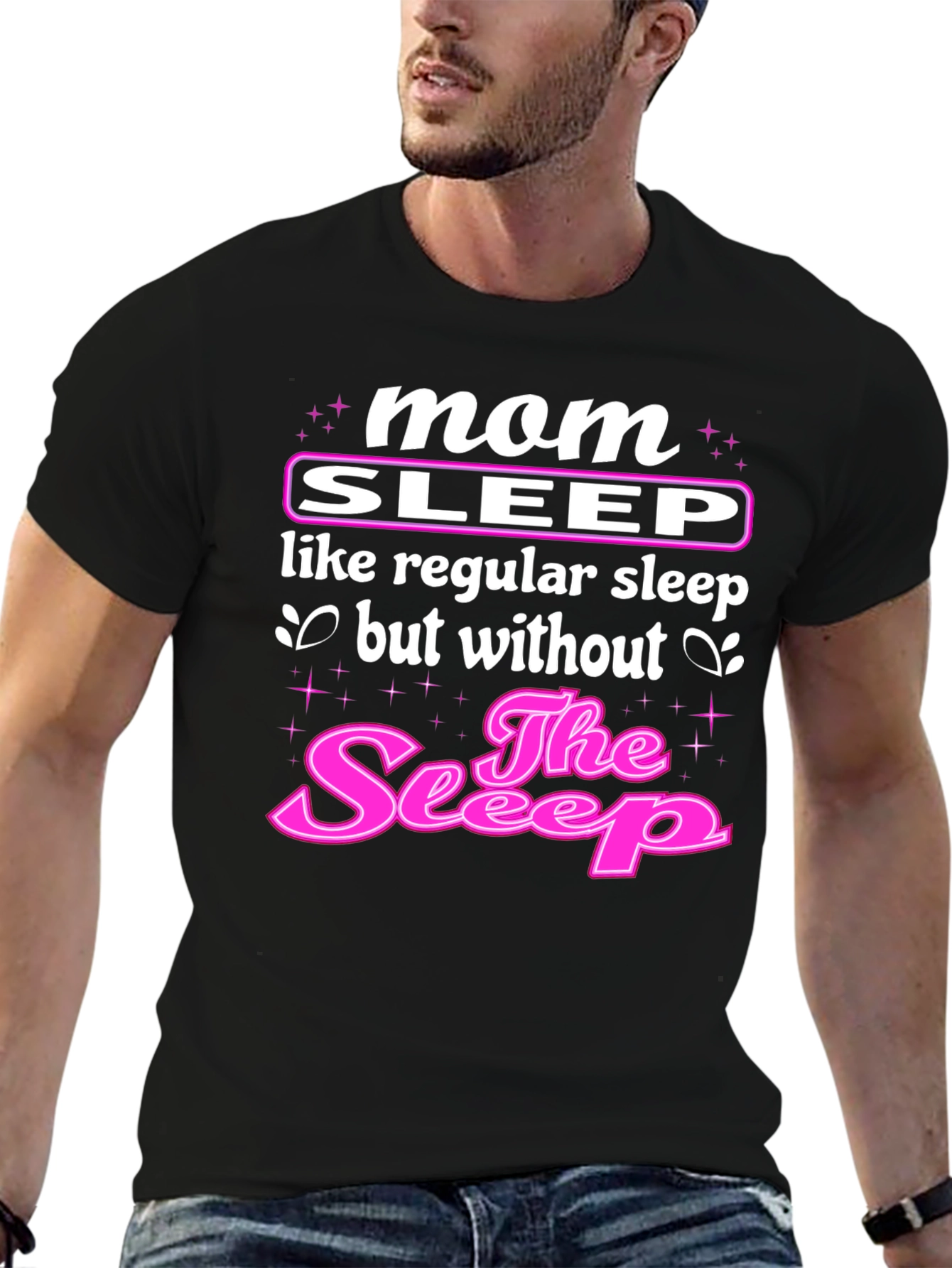 Mom Sleep T-Shirt - Funny Motherhood Tee