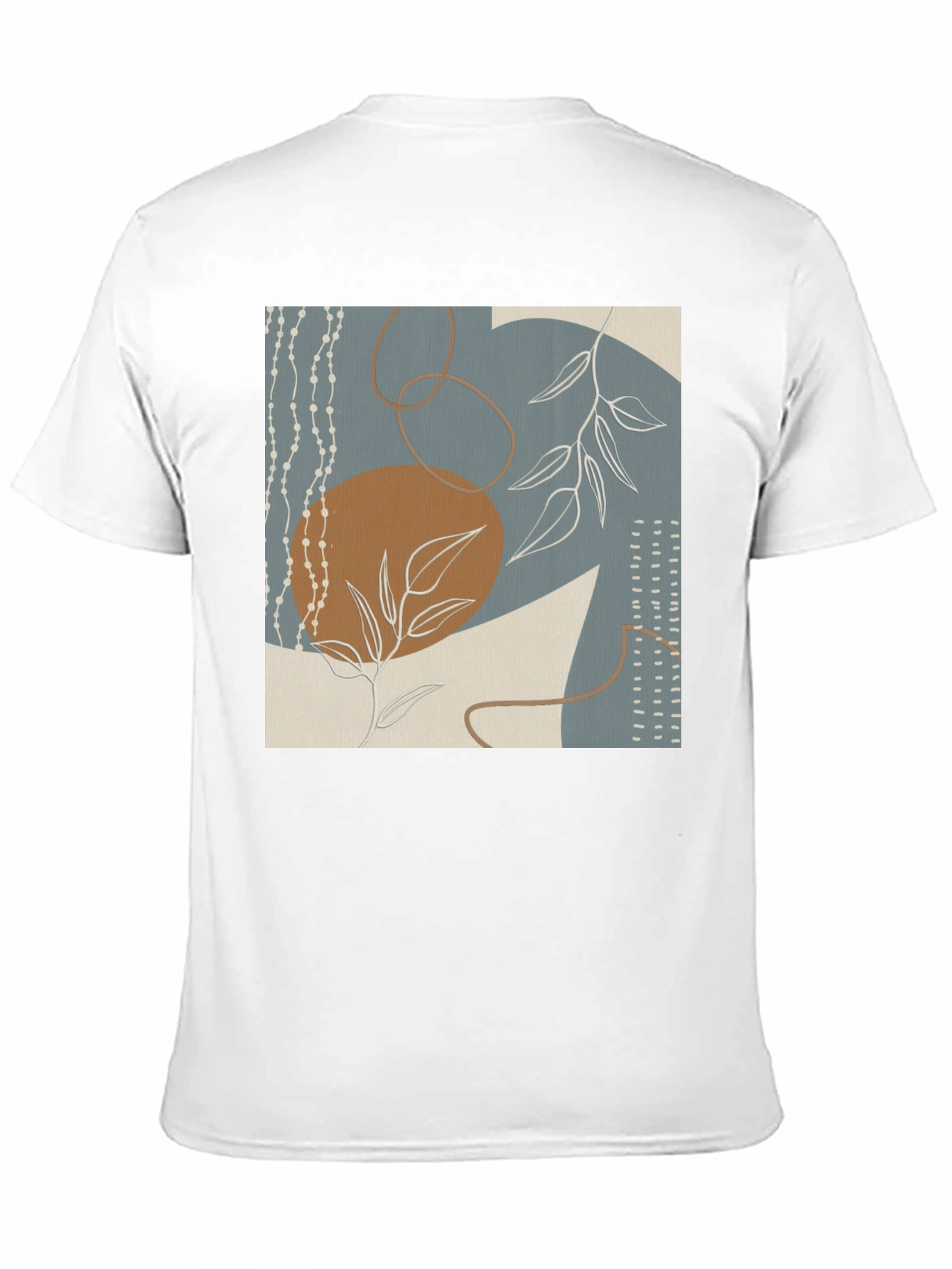 Abstract Art Print Black Tee