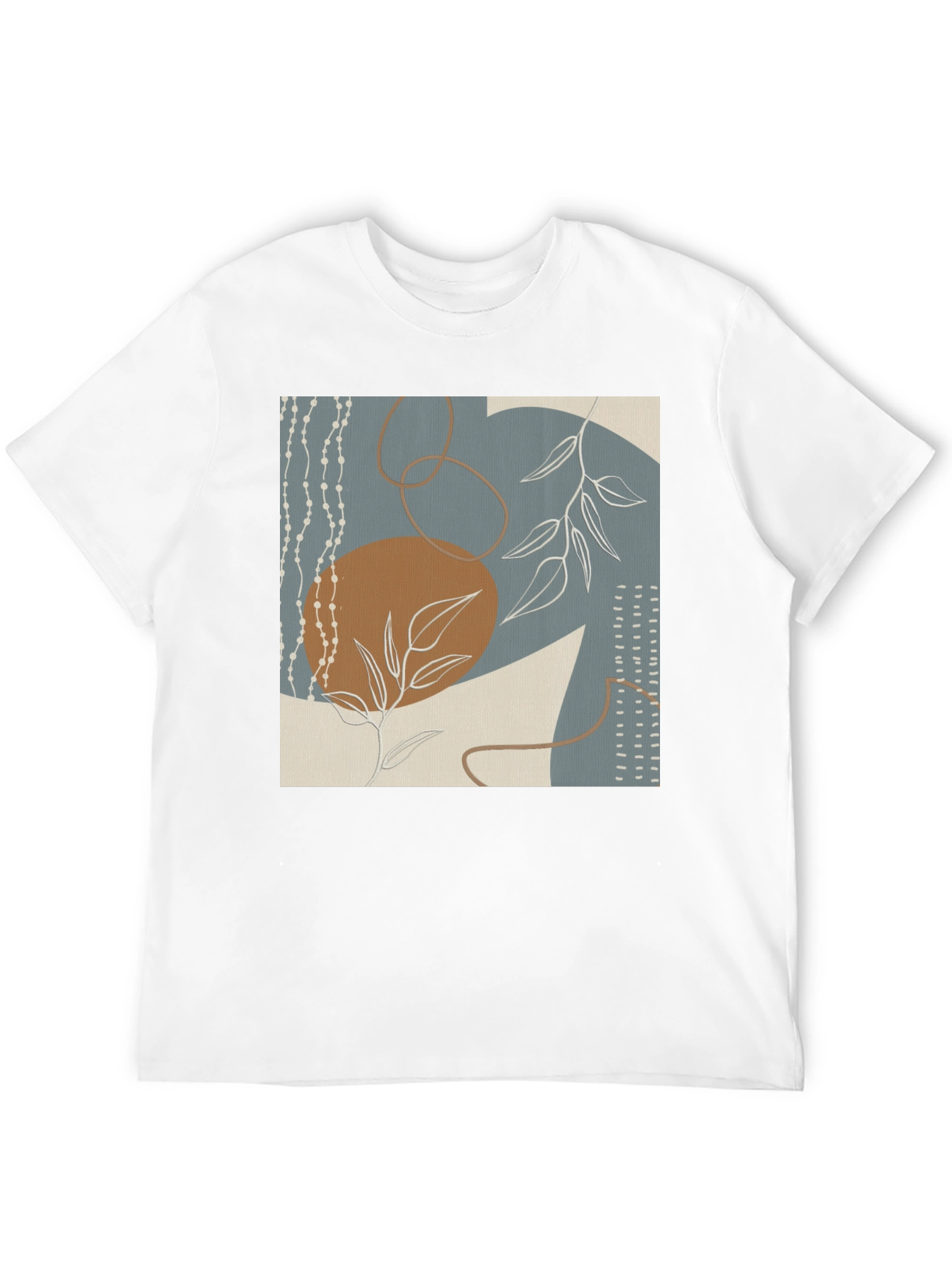 Abstract Art Print Black Tee