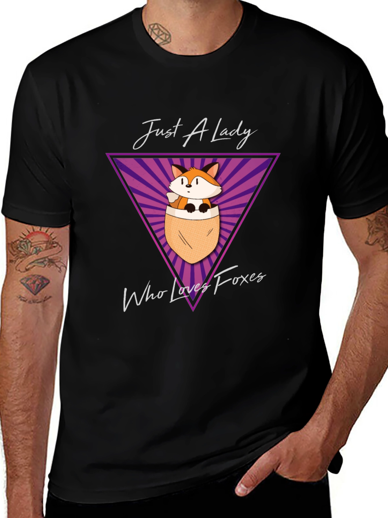Just A Lady Who Loves Foxes T-Shirt