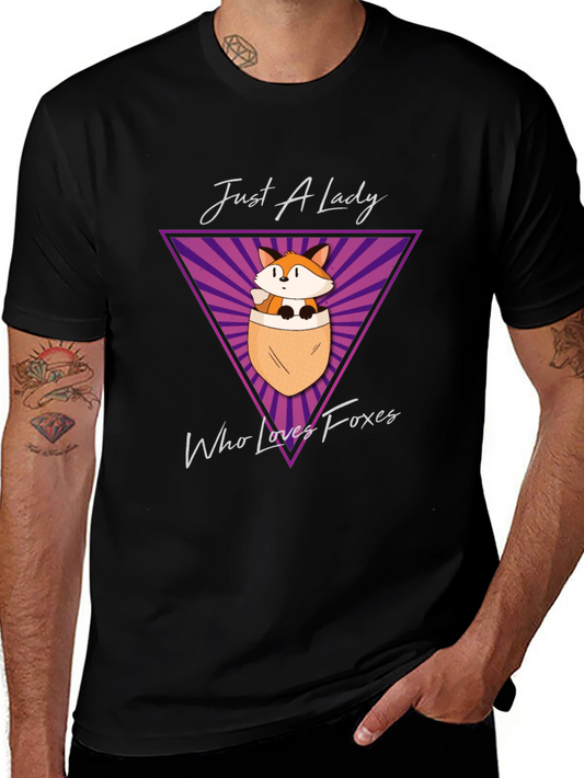 Just A Lady Who Loves Foxes T-Shirt