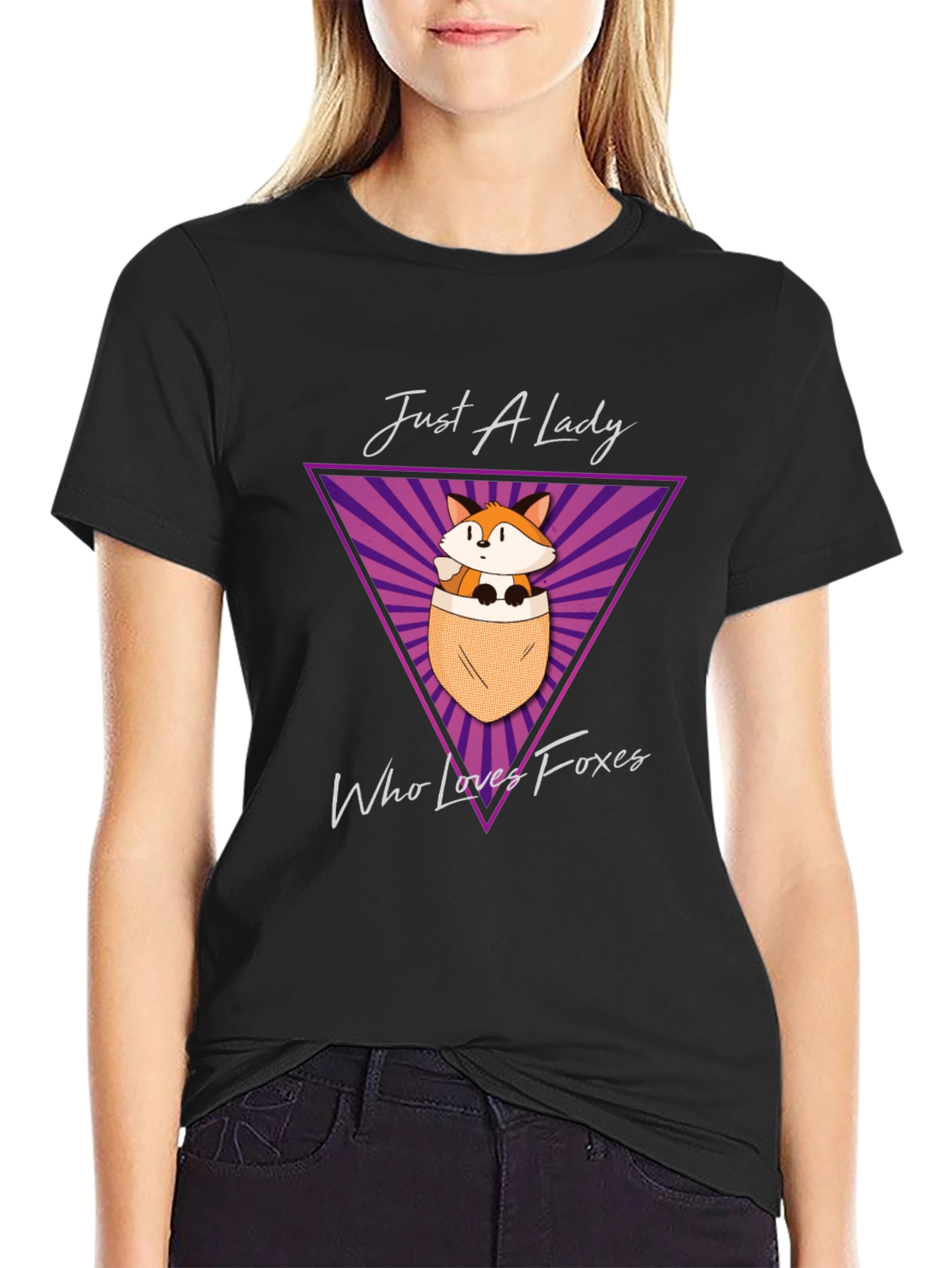 Just A Lady Who Loves Foxes T-Shirt