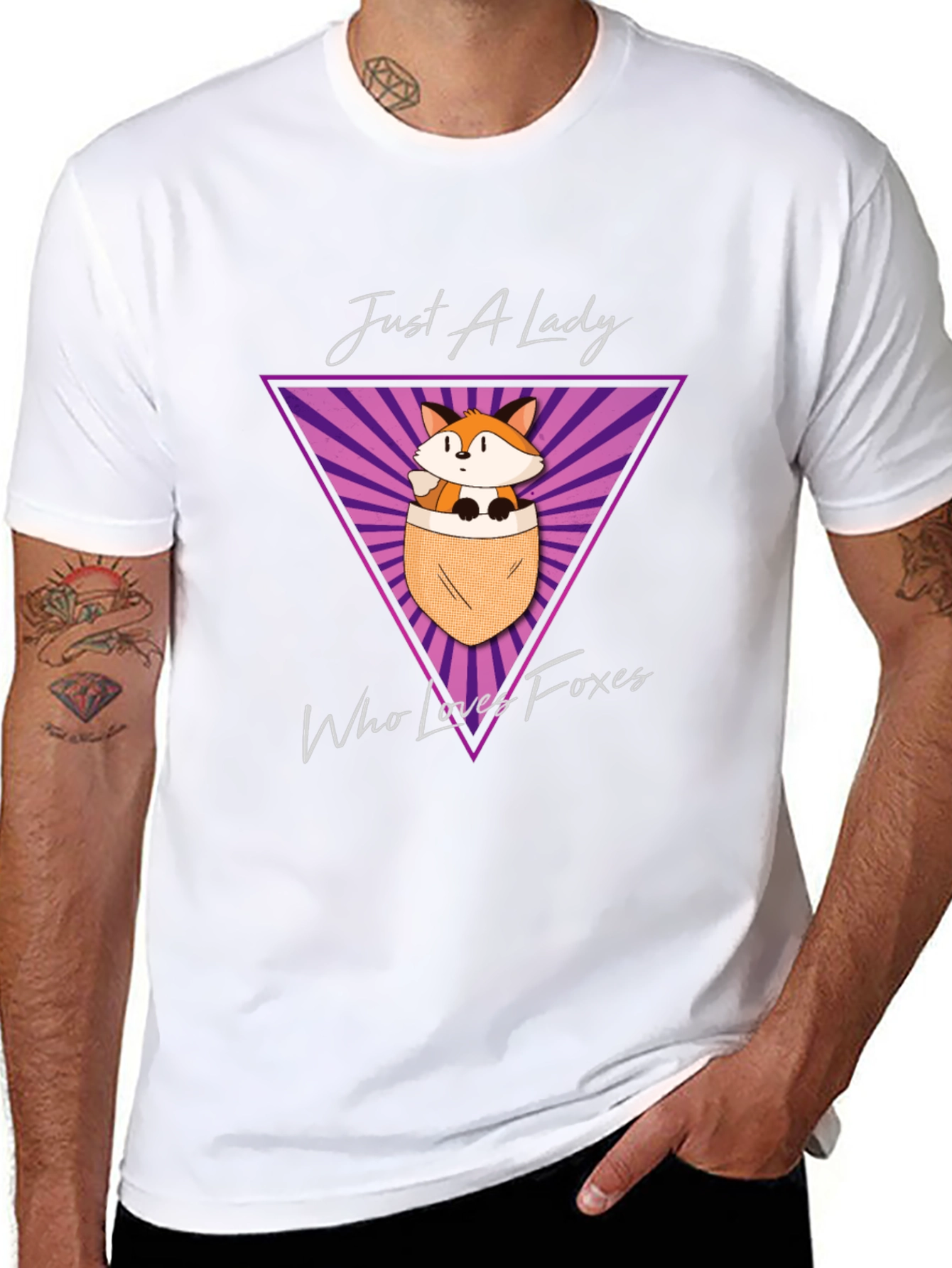 Just A Lady Who Loves Foxes T-Shirt