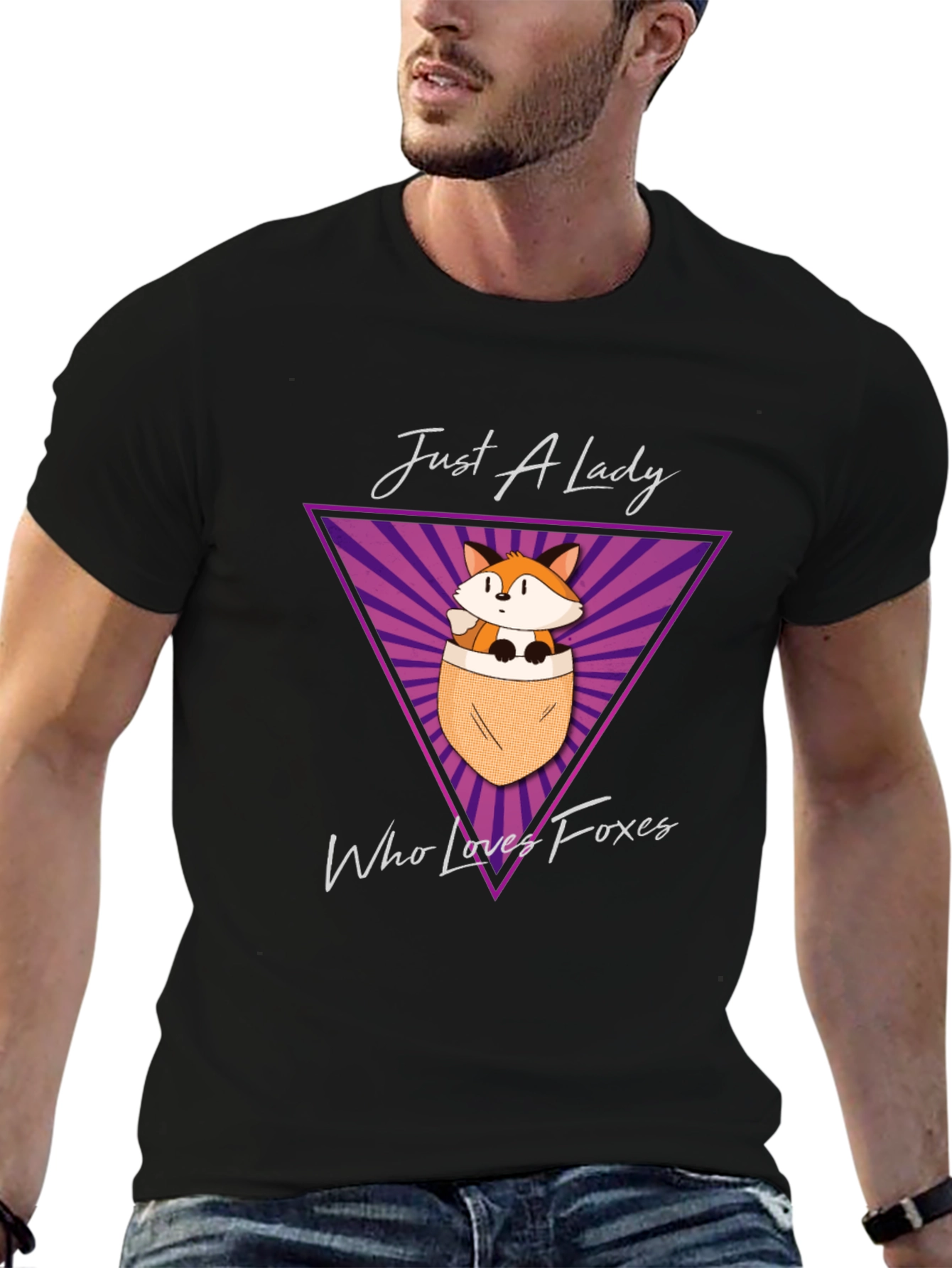 Just A Lady Who Loves Foxes T-Shirt