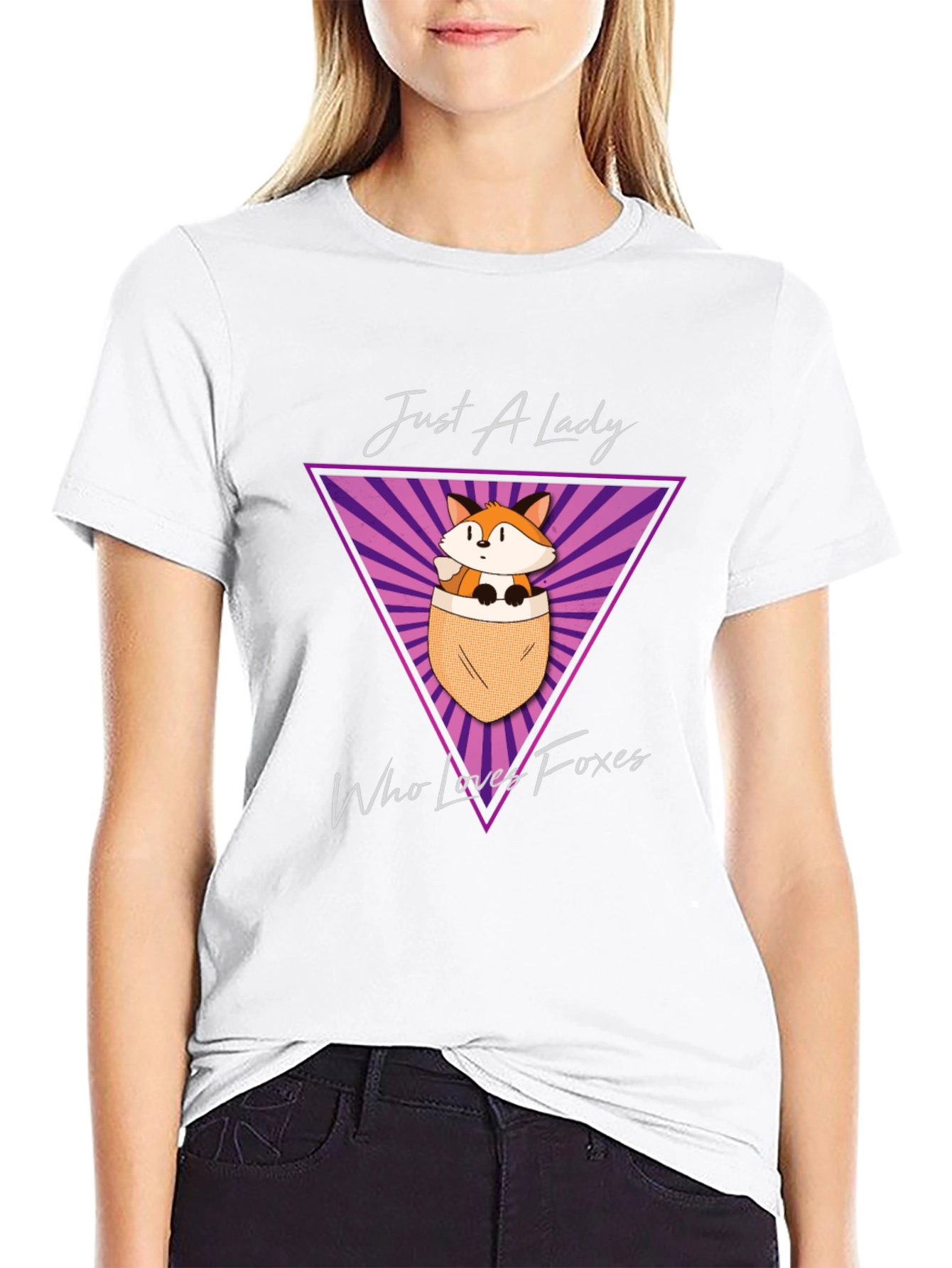 Just A Lady Who Loves Foxes T-Shirt