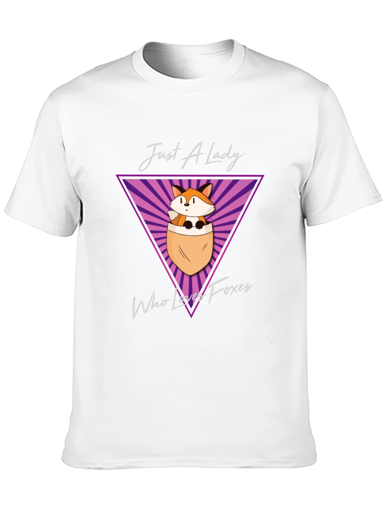 Just A Lady Who Loves Foxes T-Shirt