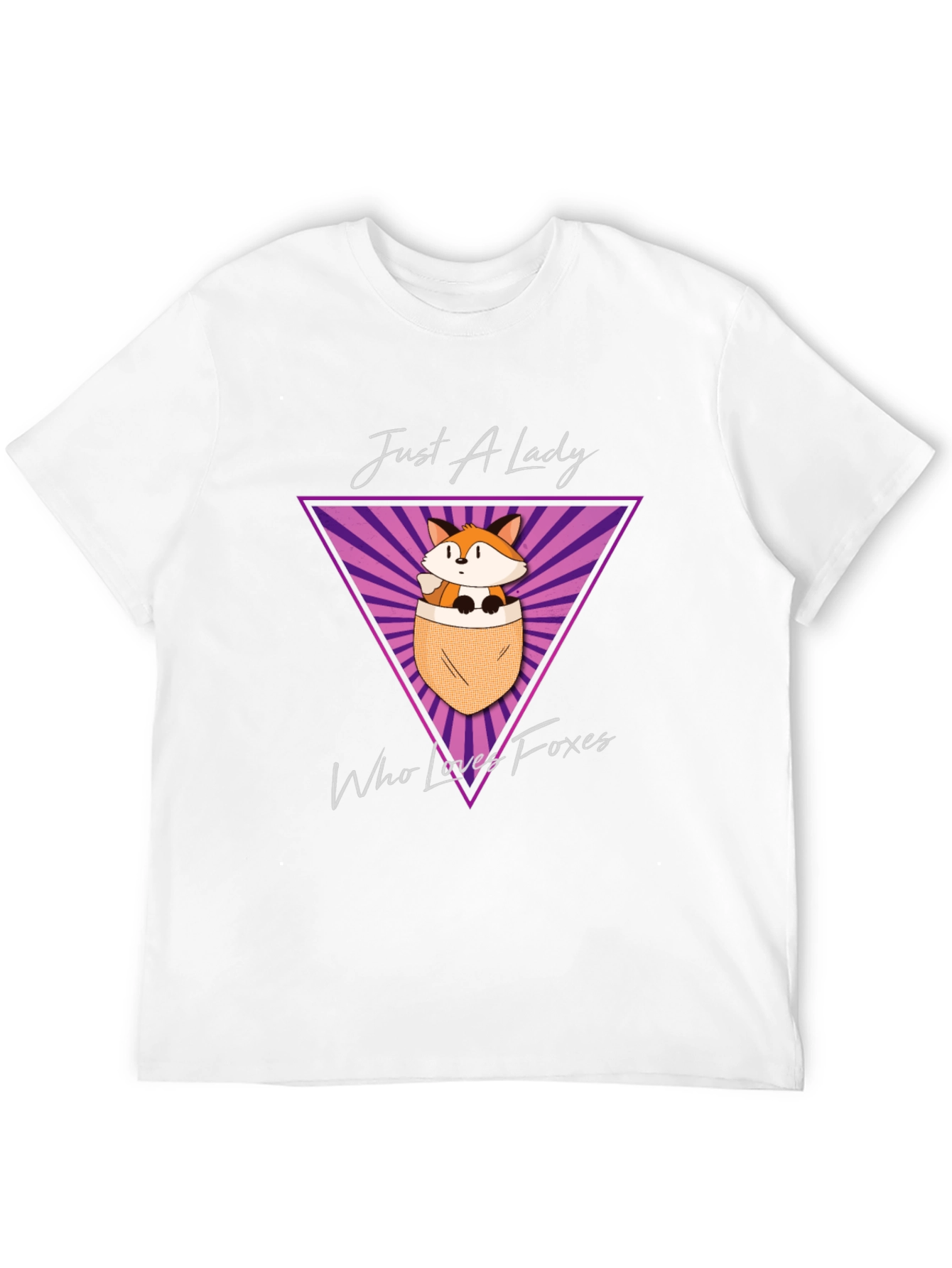 Just A Lady Who Loves Foxes T-Shirt
