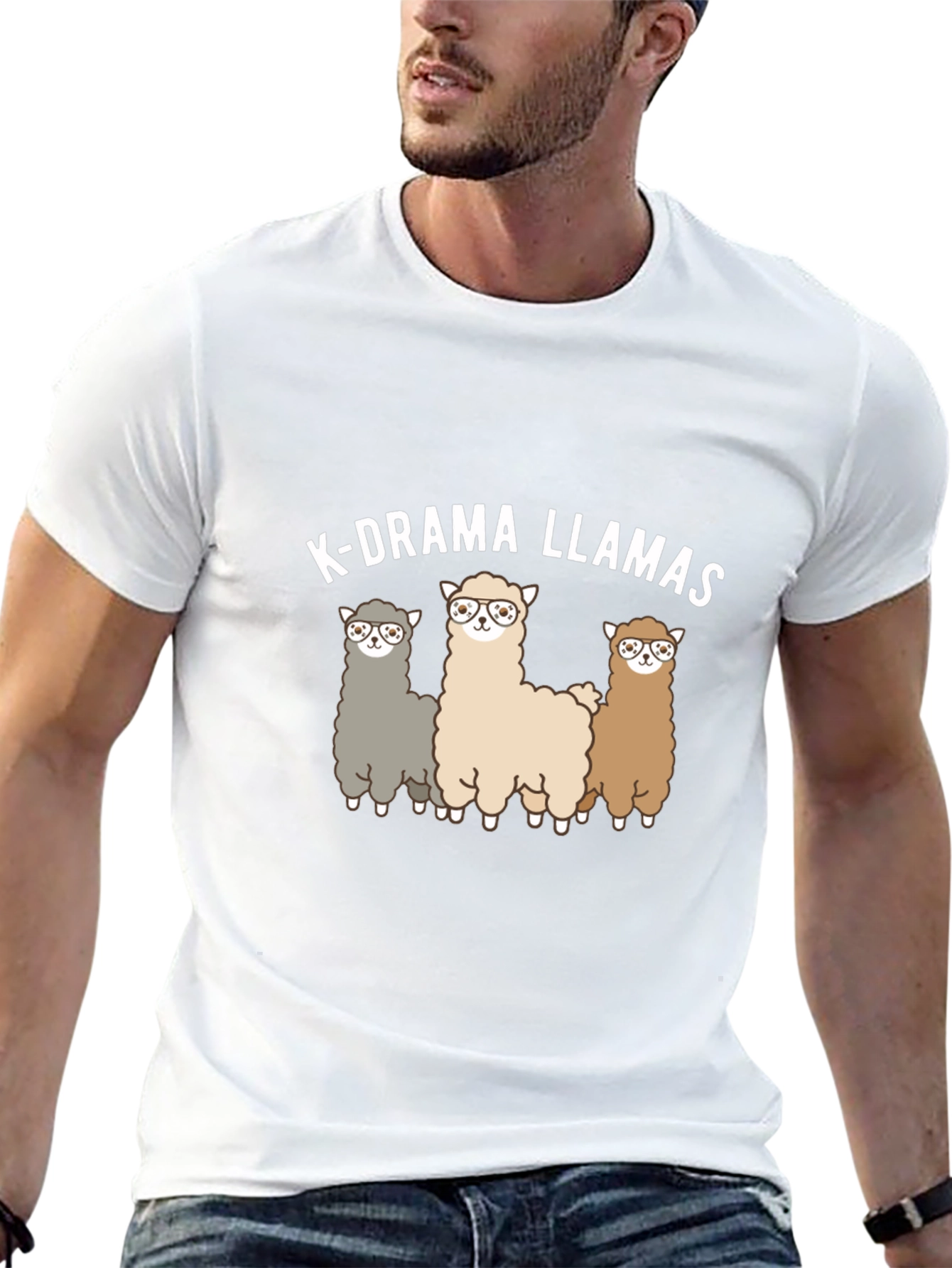 K-Drama Llamas Graphic T-Shirt