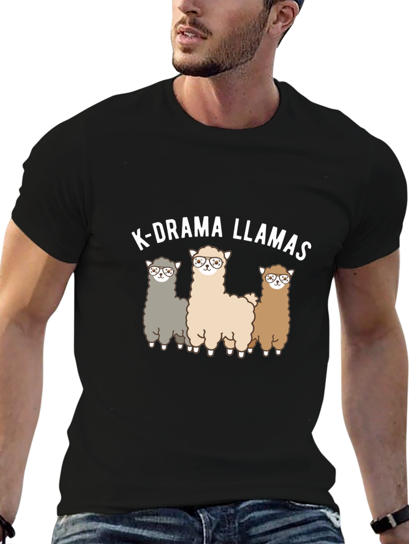 K-Drama Llamas Graphic T-Shirt