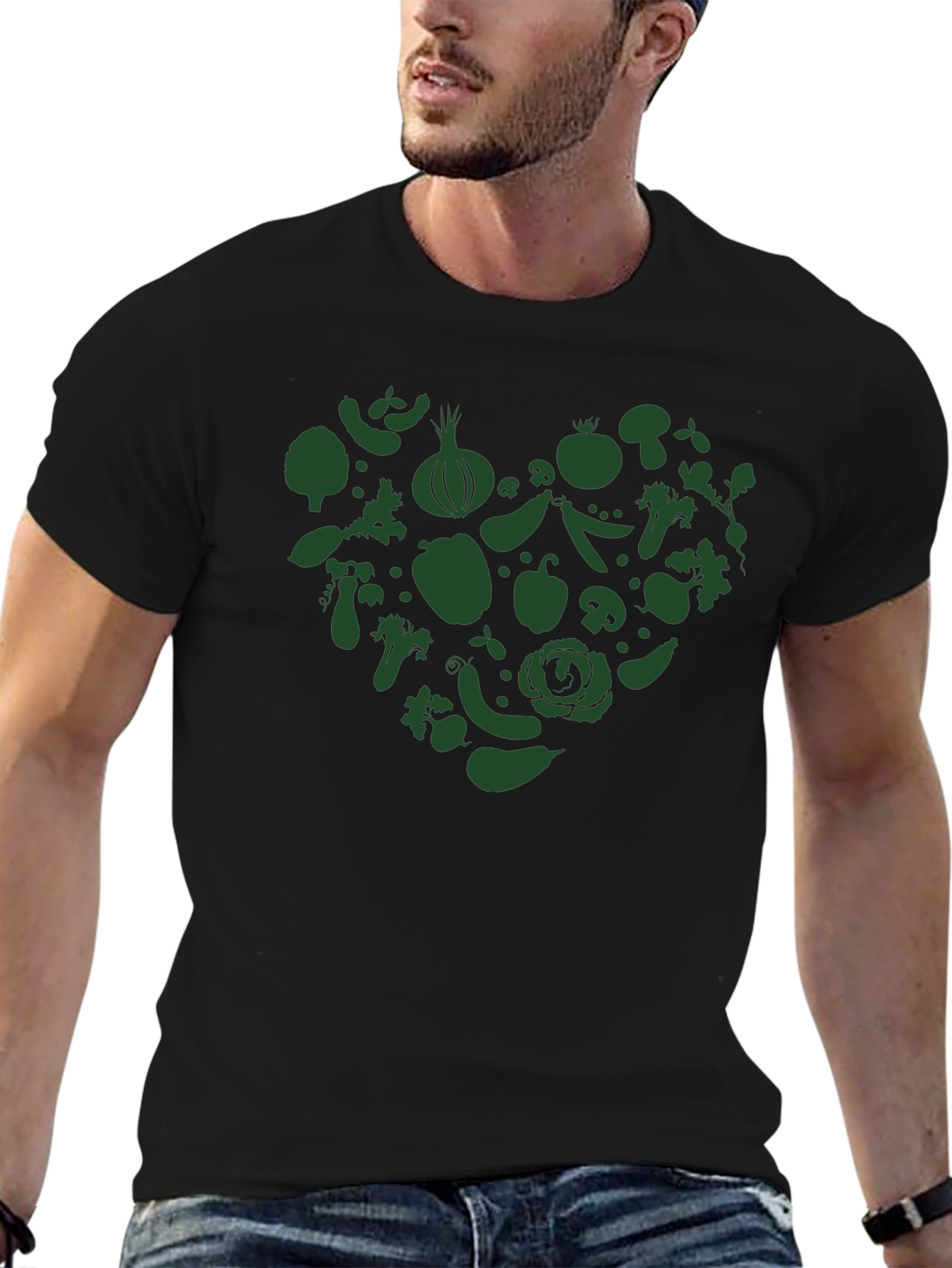 Vegan Heart Graphic T-Shirt