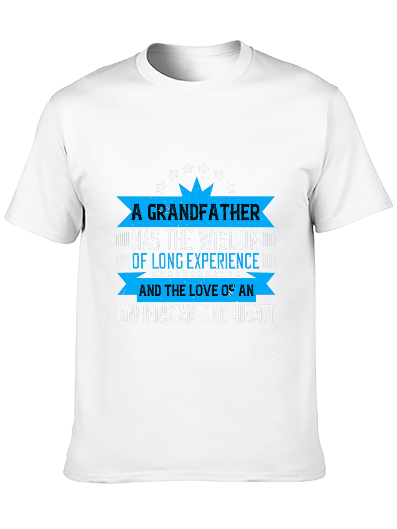 Grandfather Wisdom T-Shirt - Loving Heart Design