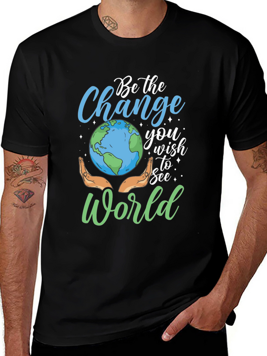Be the Change Earth Graphic Tee