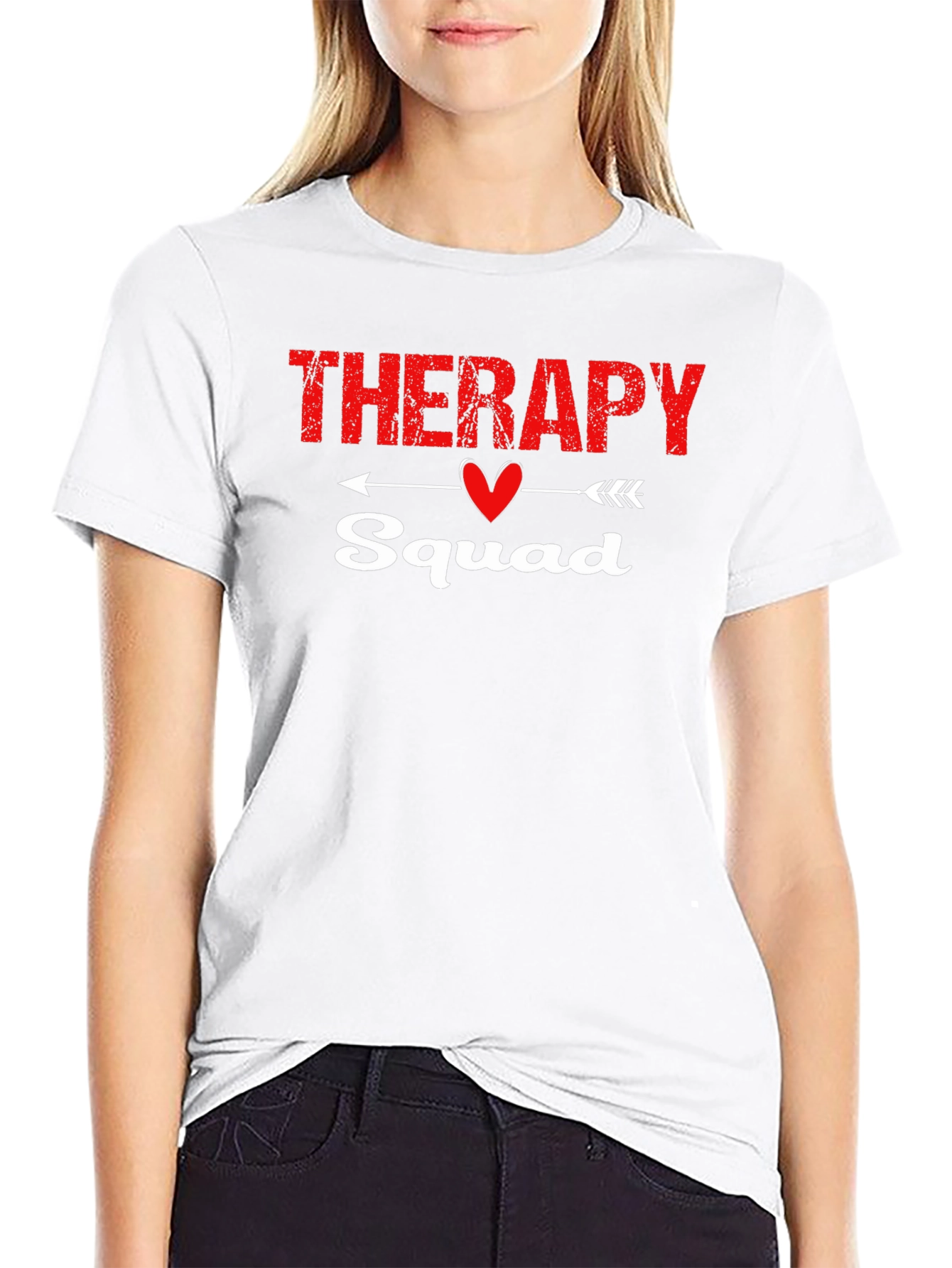 Therapy Squad T-Shirt - Heart Arrow Design