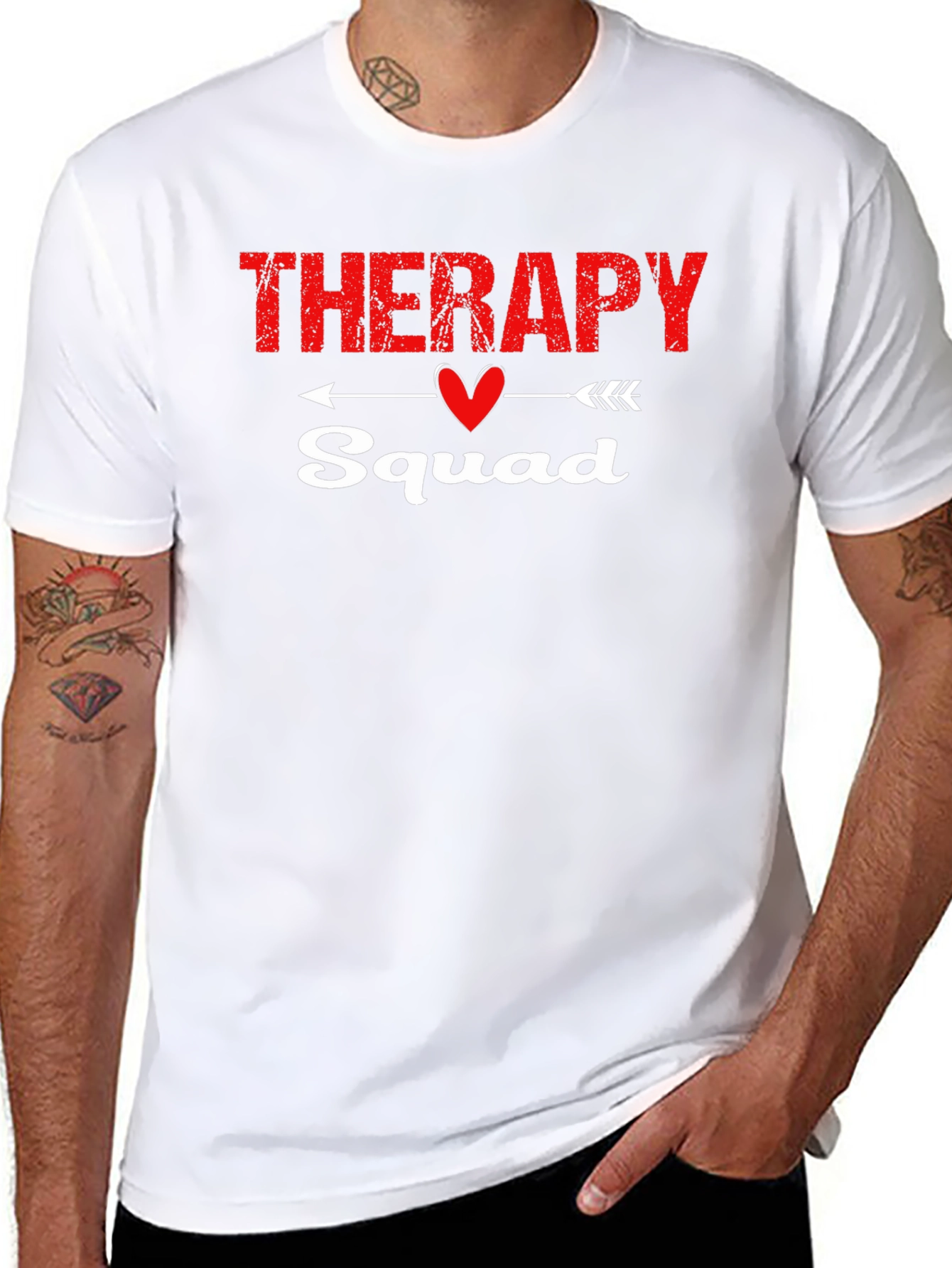 Therapy Squad T-Shirt - Heart Arrow Design