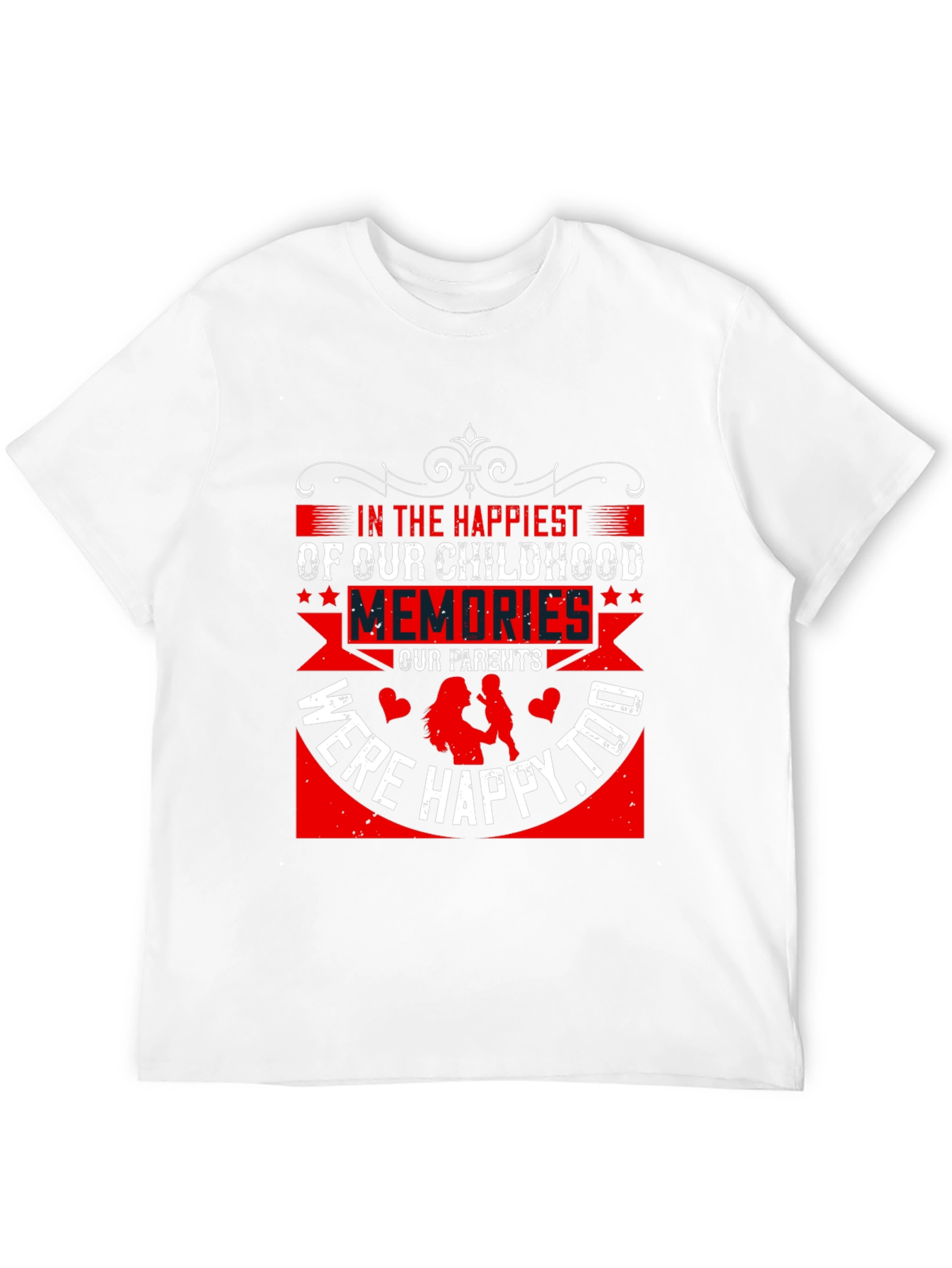 Happiest Childhood Memories Graphic Tee - Black