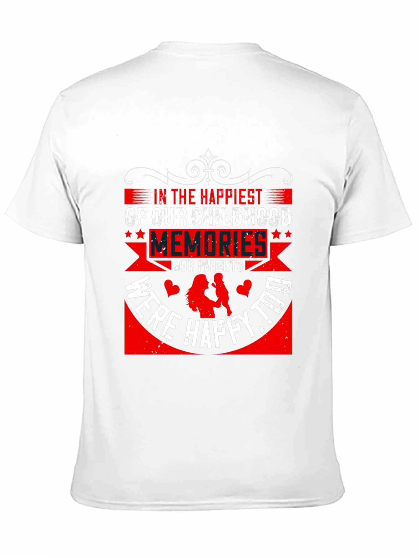 Happiest Childhood Memories Graphic Tee - Black