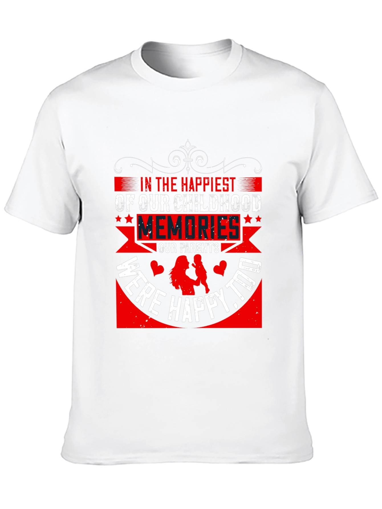 Happiest Childhood Memories Graphic Tee - Black