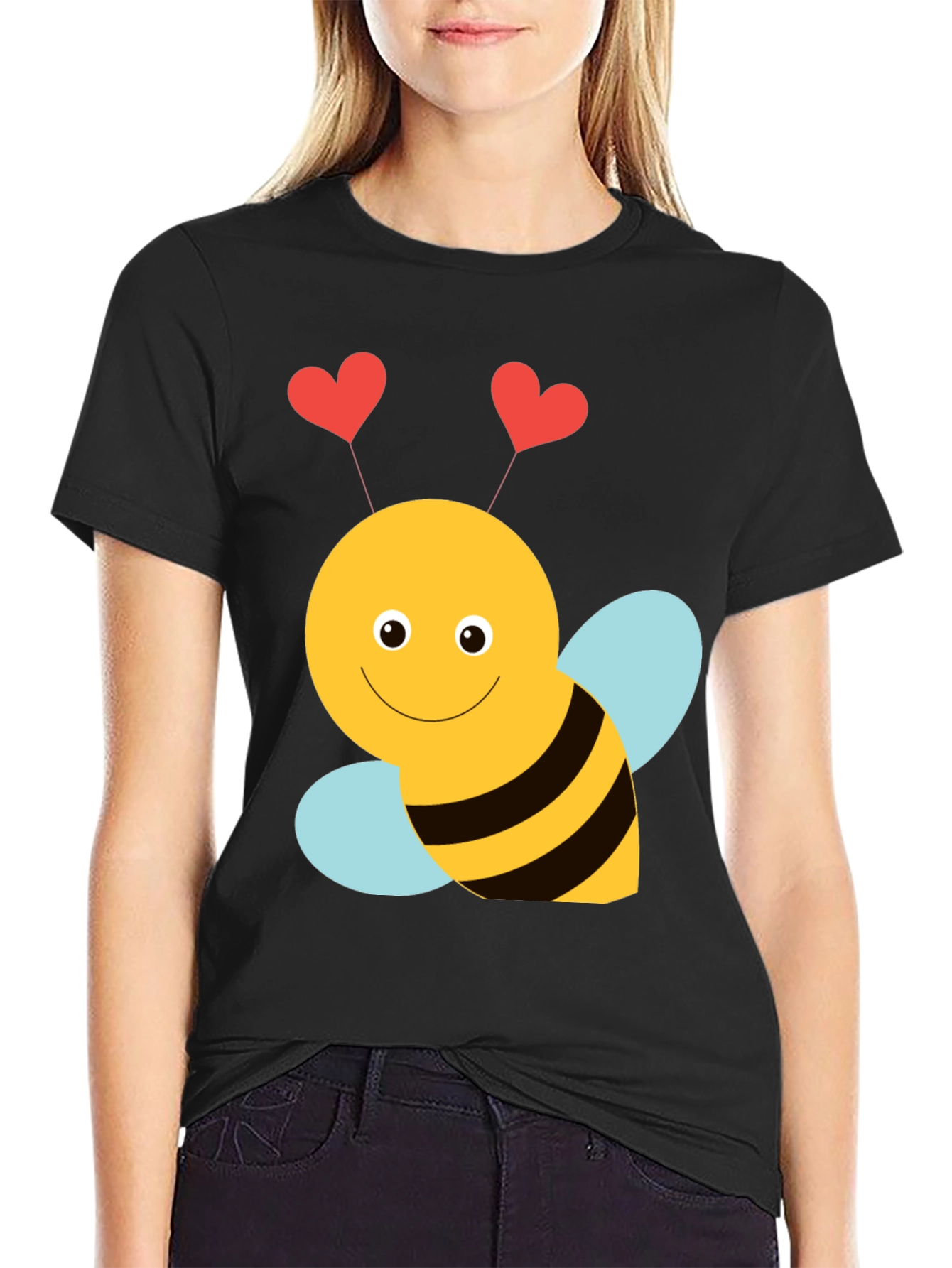 Lovebug Bee Graphic Tee - Cute Valentines Day Shirt