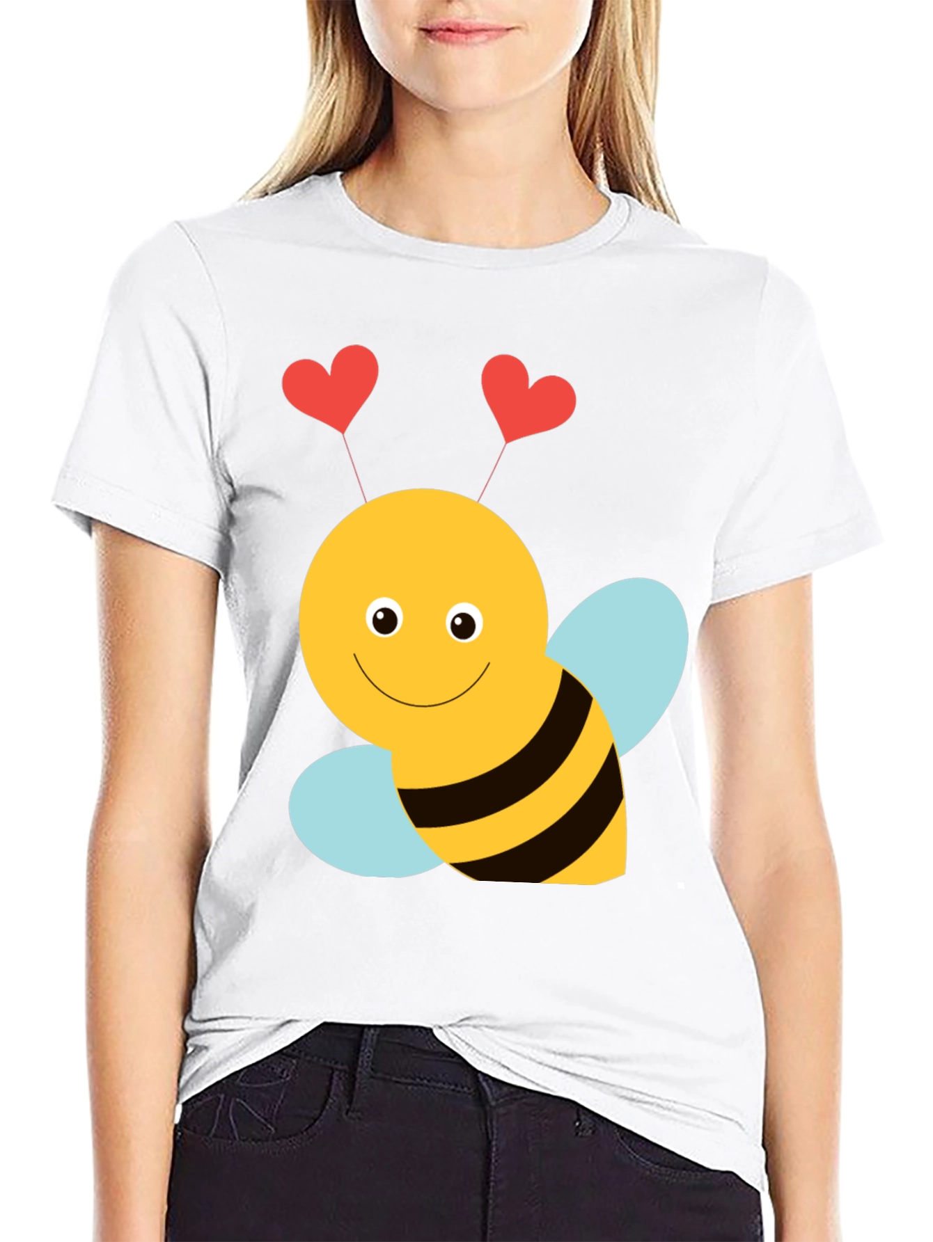 Lovebug Bee Graphic Tee - Cute Valentines Day Shirt