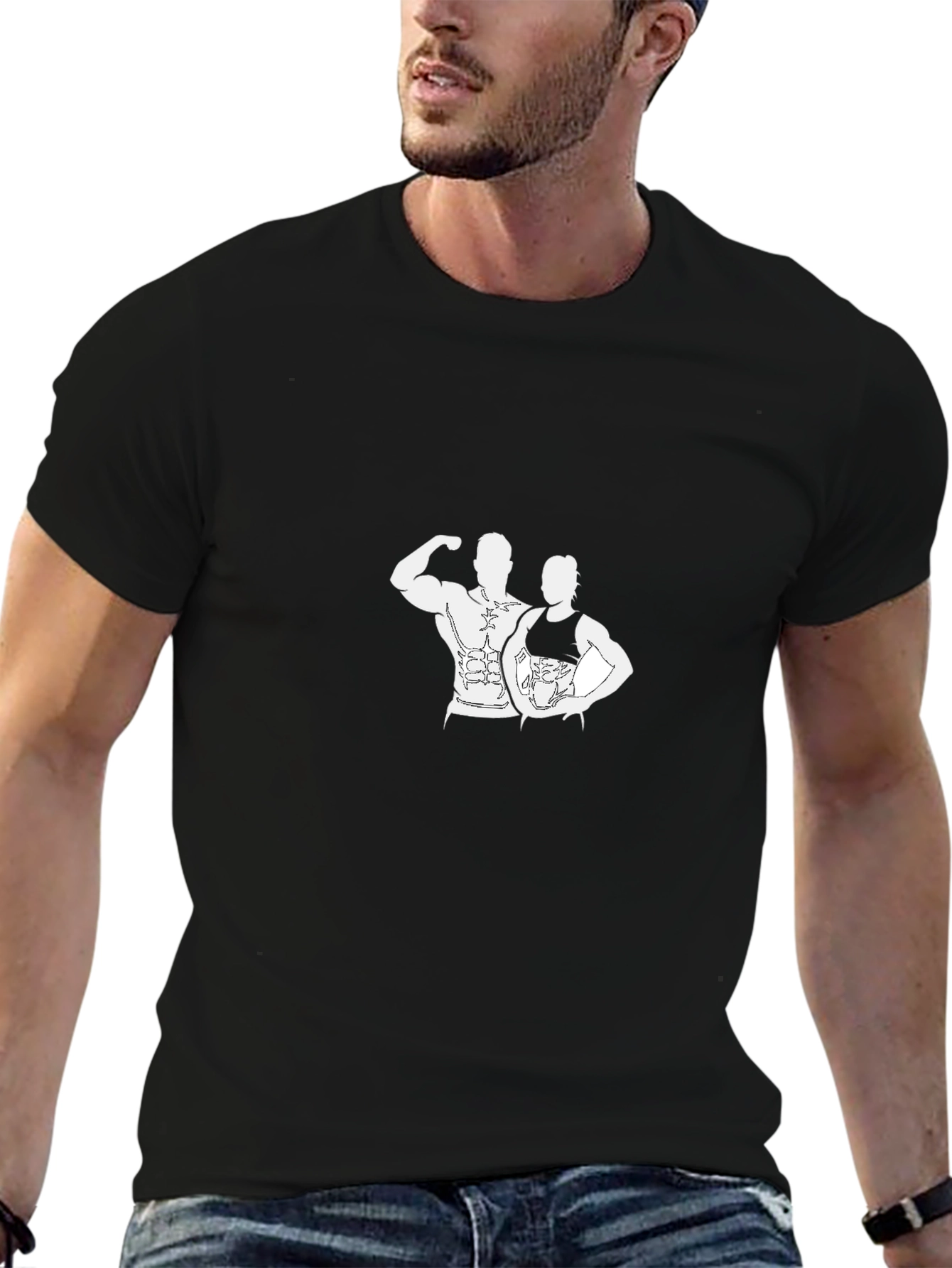 Graphic Tee - Bodybuilder Couple