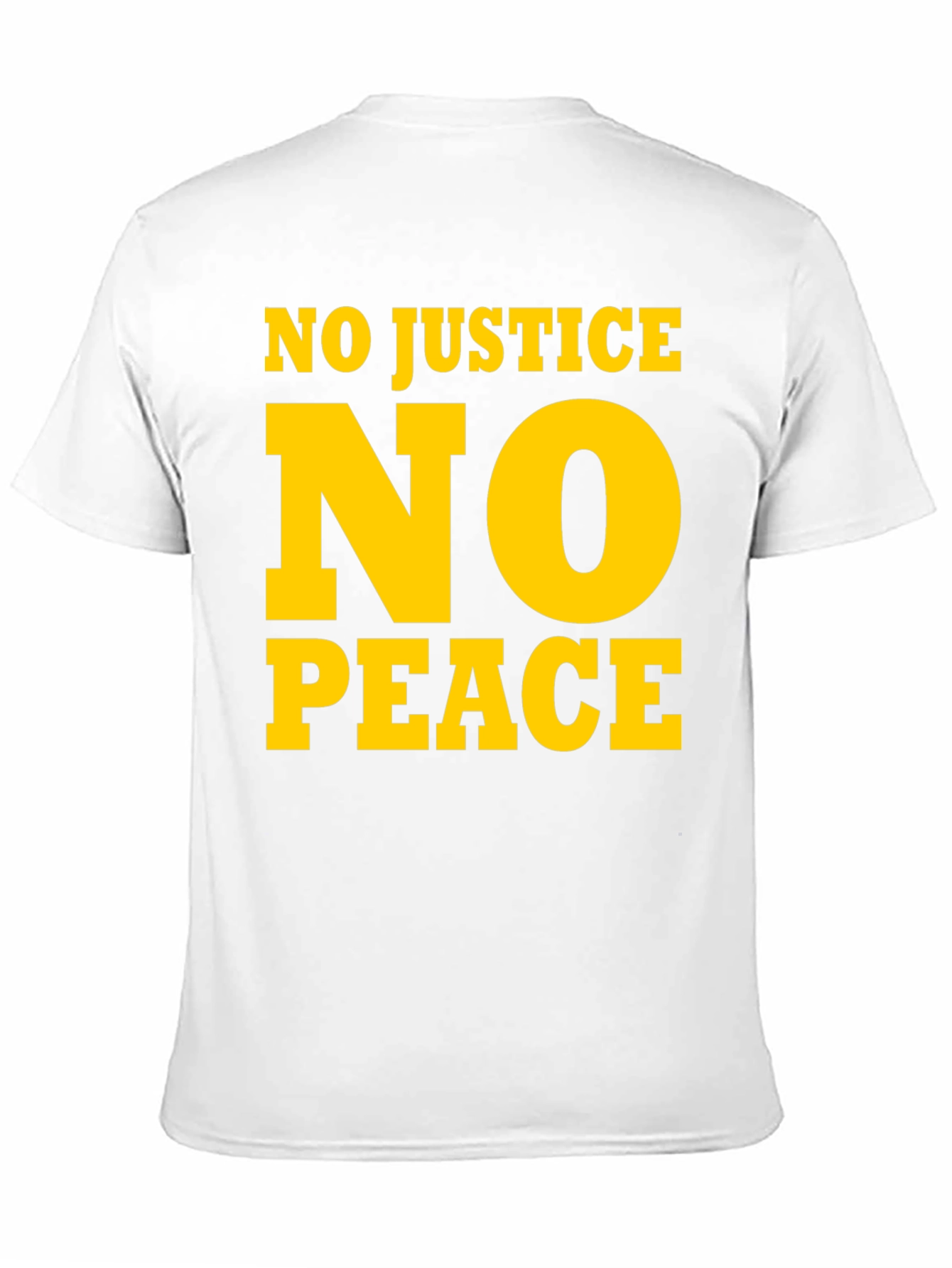No Justice No Peace Graphic Tee - Black