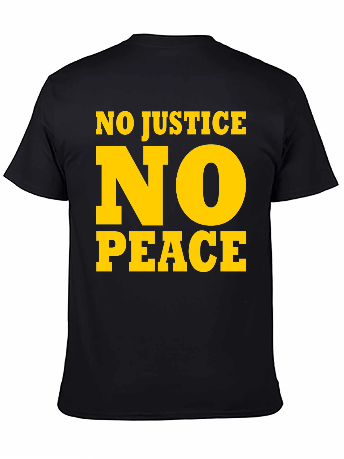 No Justice No Peace Graphic Tee - Black