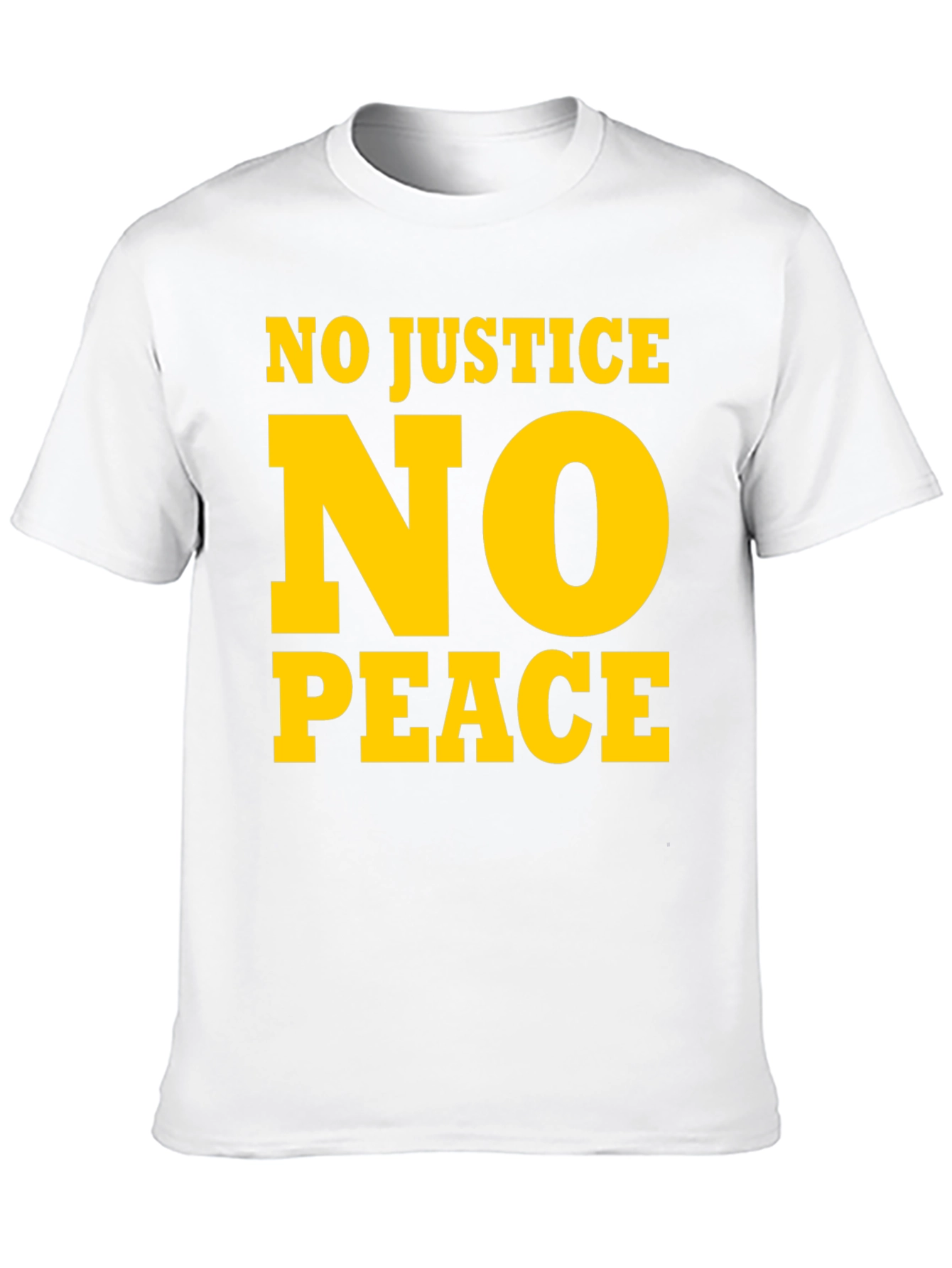 No Justice No Peace Graphic Tee - Black