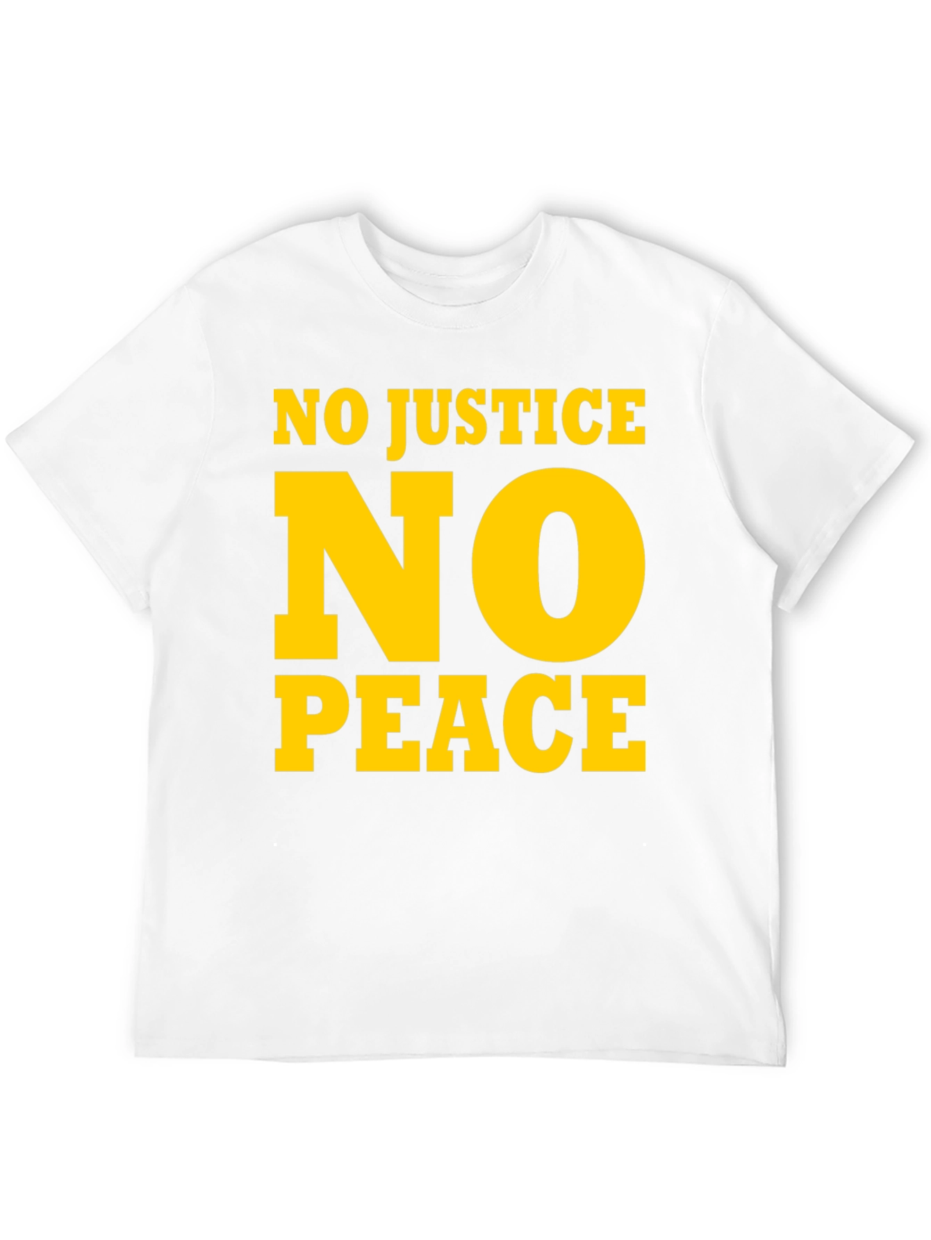 No Justice No Peace Graphic Tee - Black