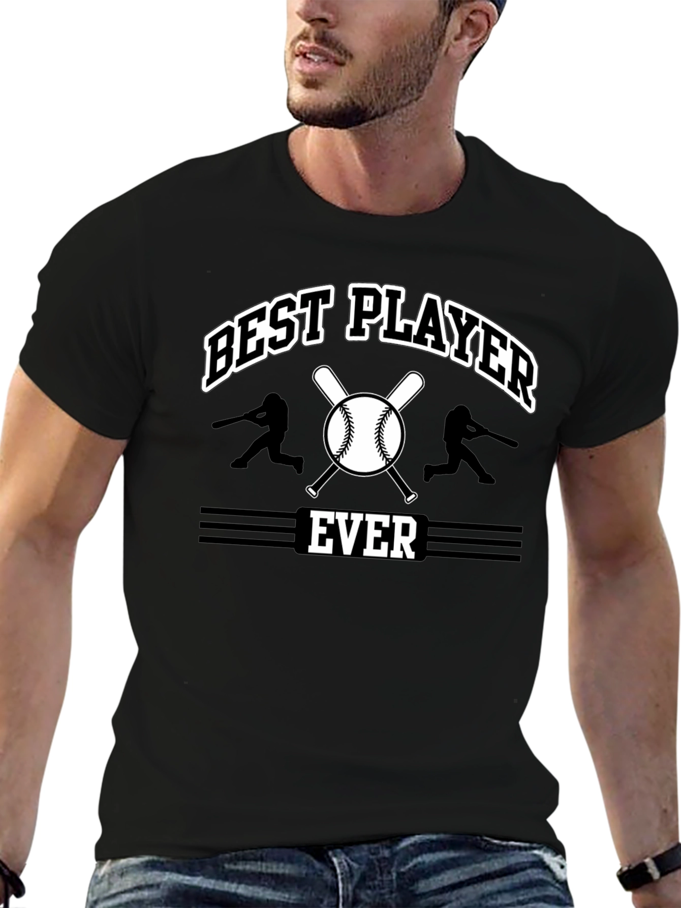 Best Player Ever Baseball Graphic T-Shirt