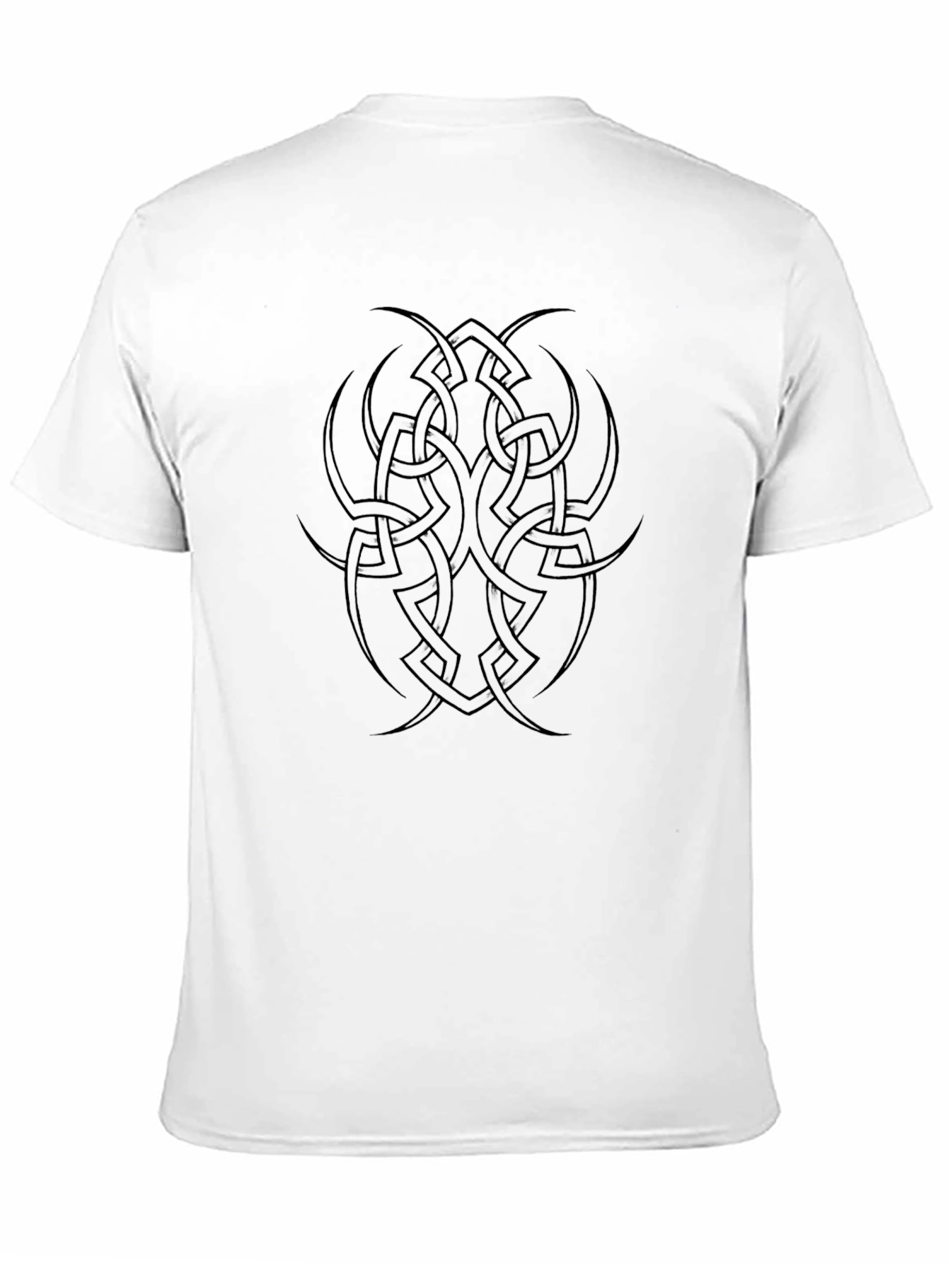 Black Tribal Tattoo Graphic T-Shirt