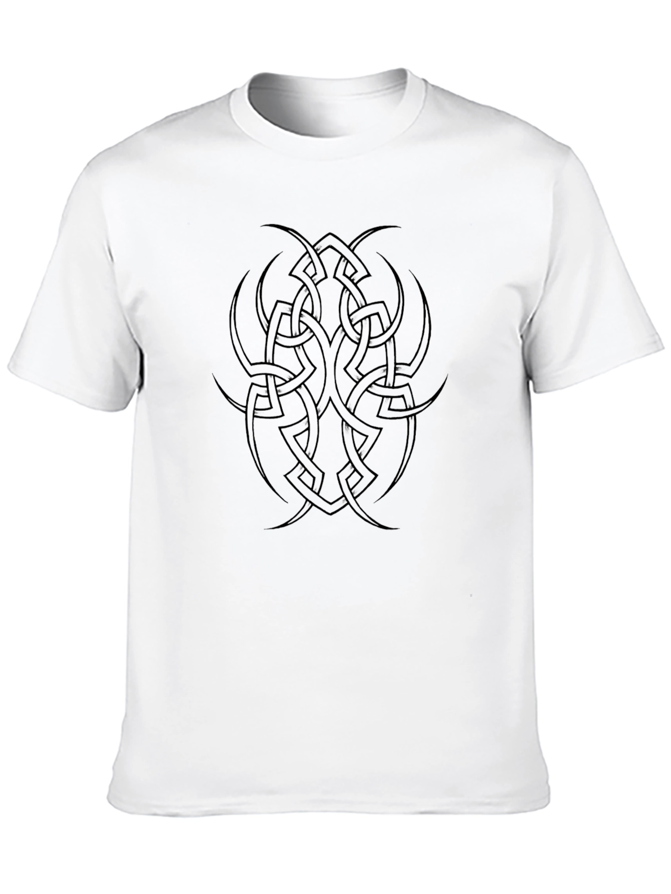 Black Tribal Tattoo Graphic T-Shirt