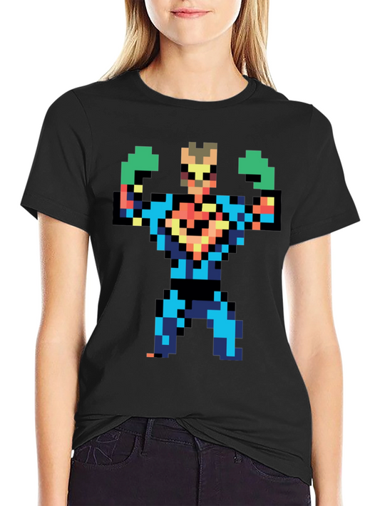 Pixel Art Hero T-Shirt - Retro Gaming Style
