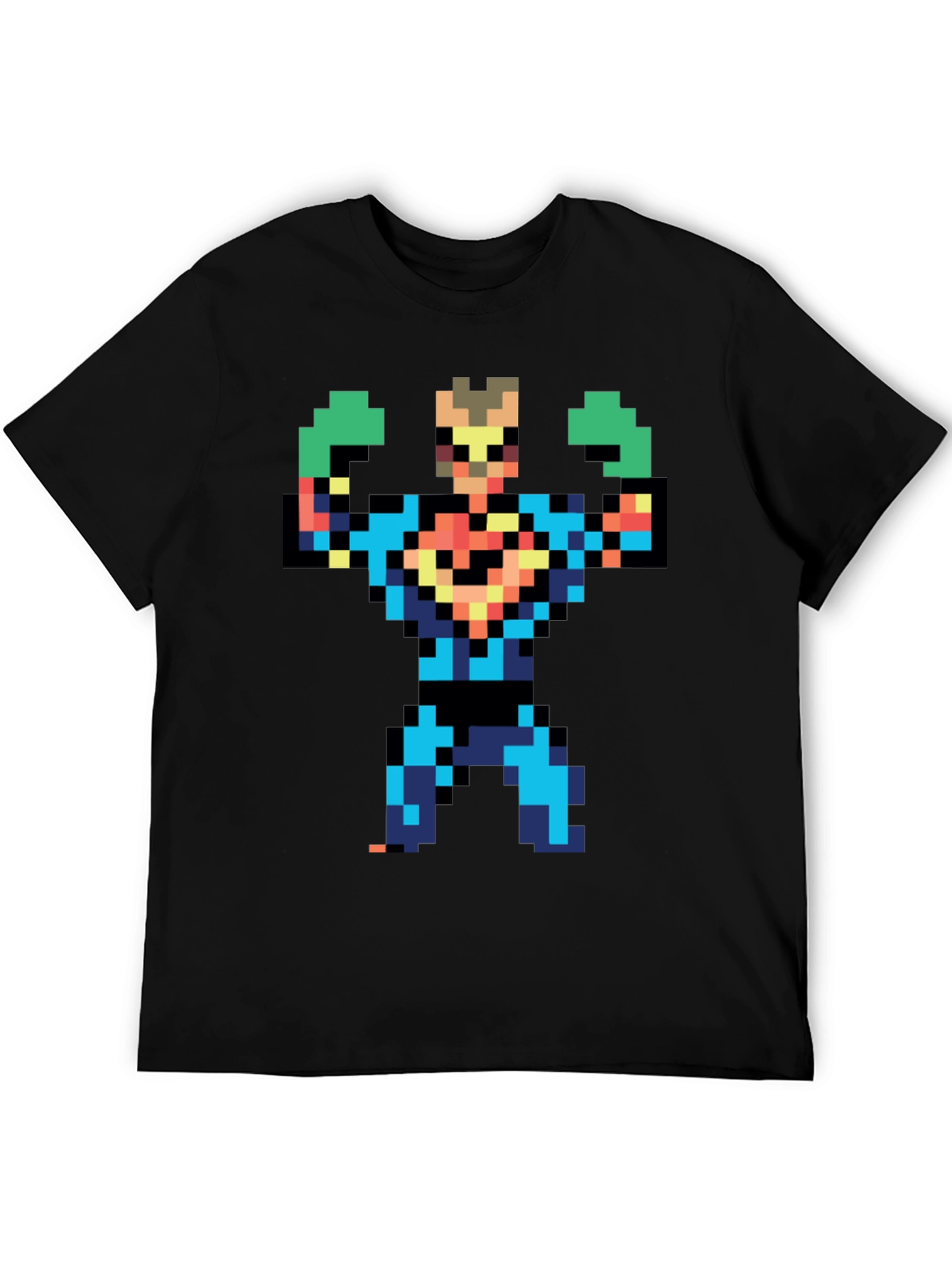 Pixel Art Hero T-Shirt - Retro Gaming Style