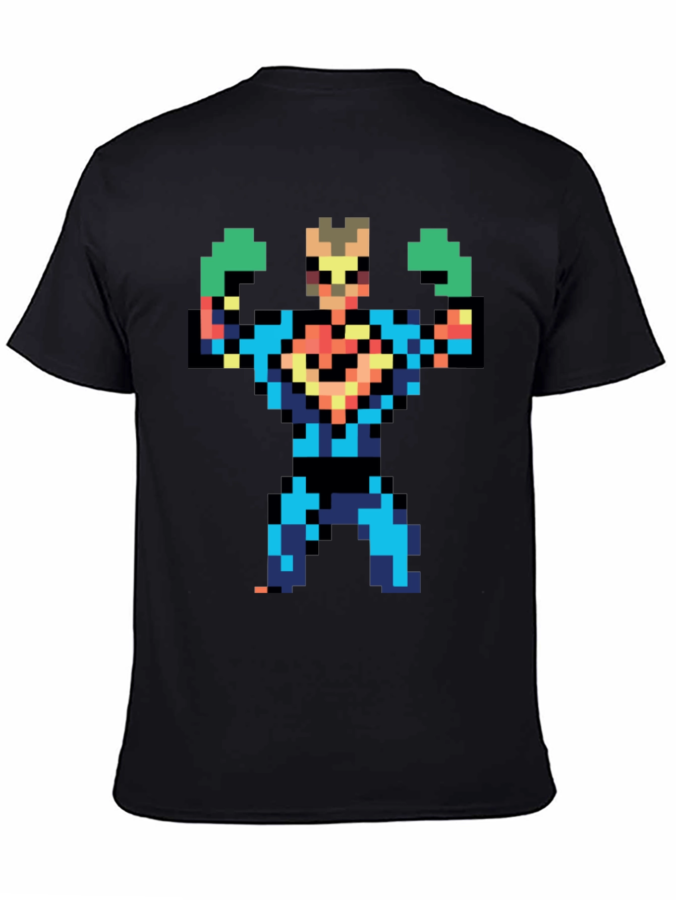 Pixel Art Hero T-Shirt - Retro Gaming Style