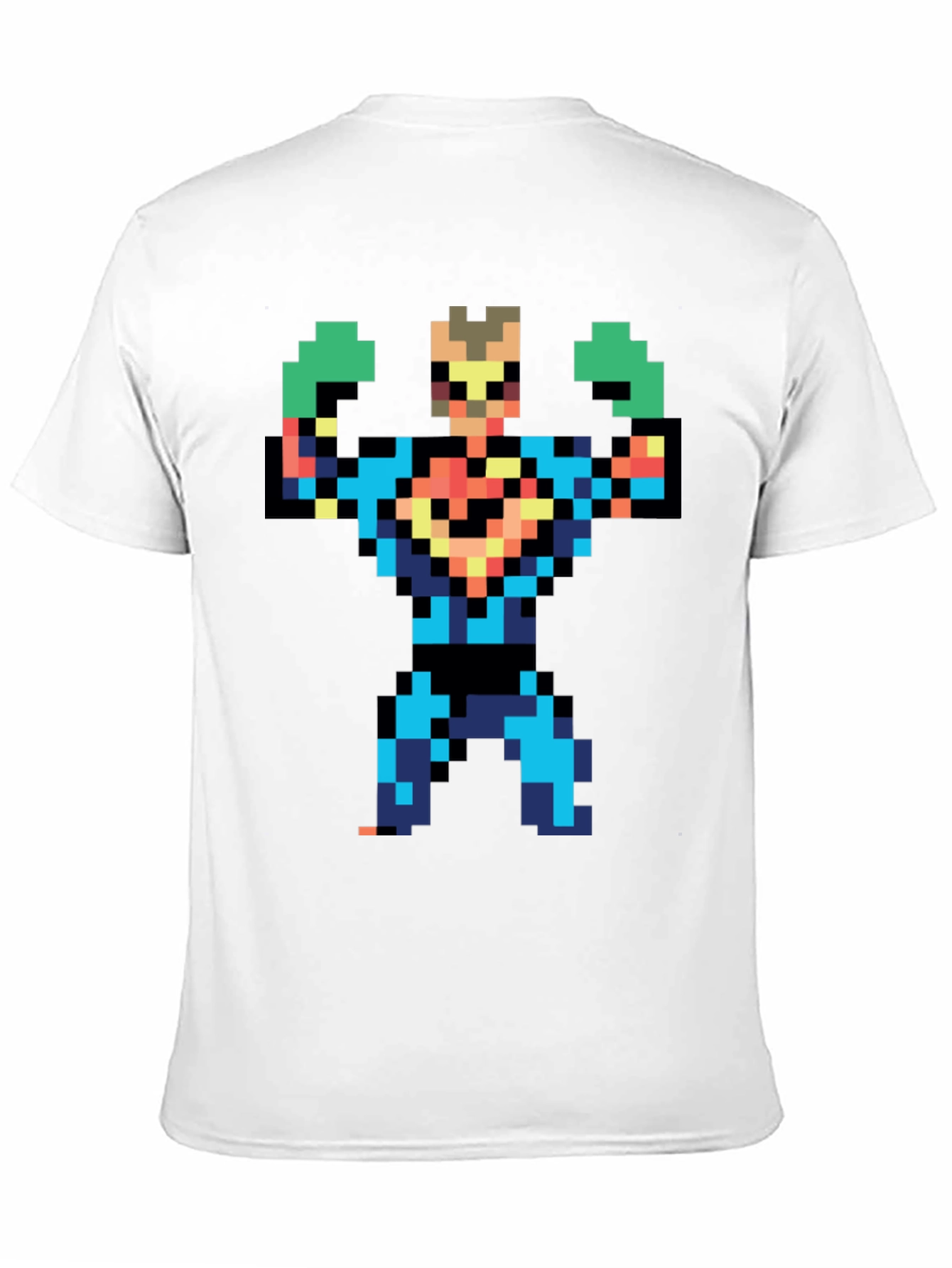 Pixel Art Hero T-Shirt - Retro Gaming Style